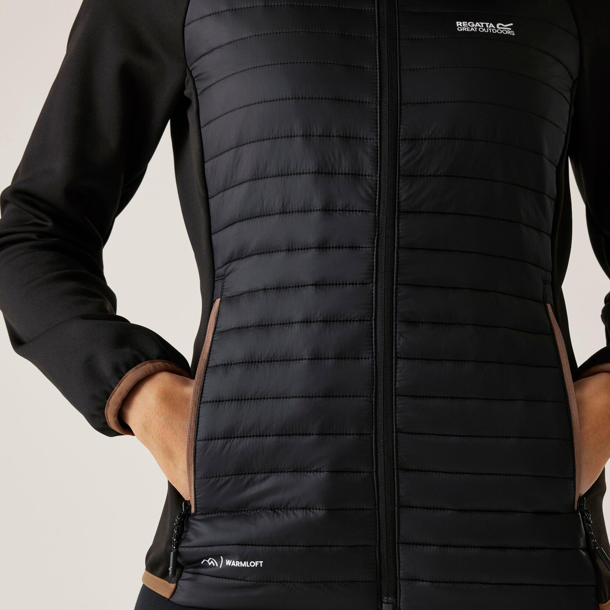 Giacca ibrida trapuntata stretch resistente all'acqua da donna Clumber 4/7