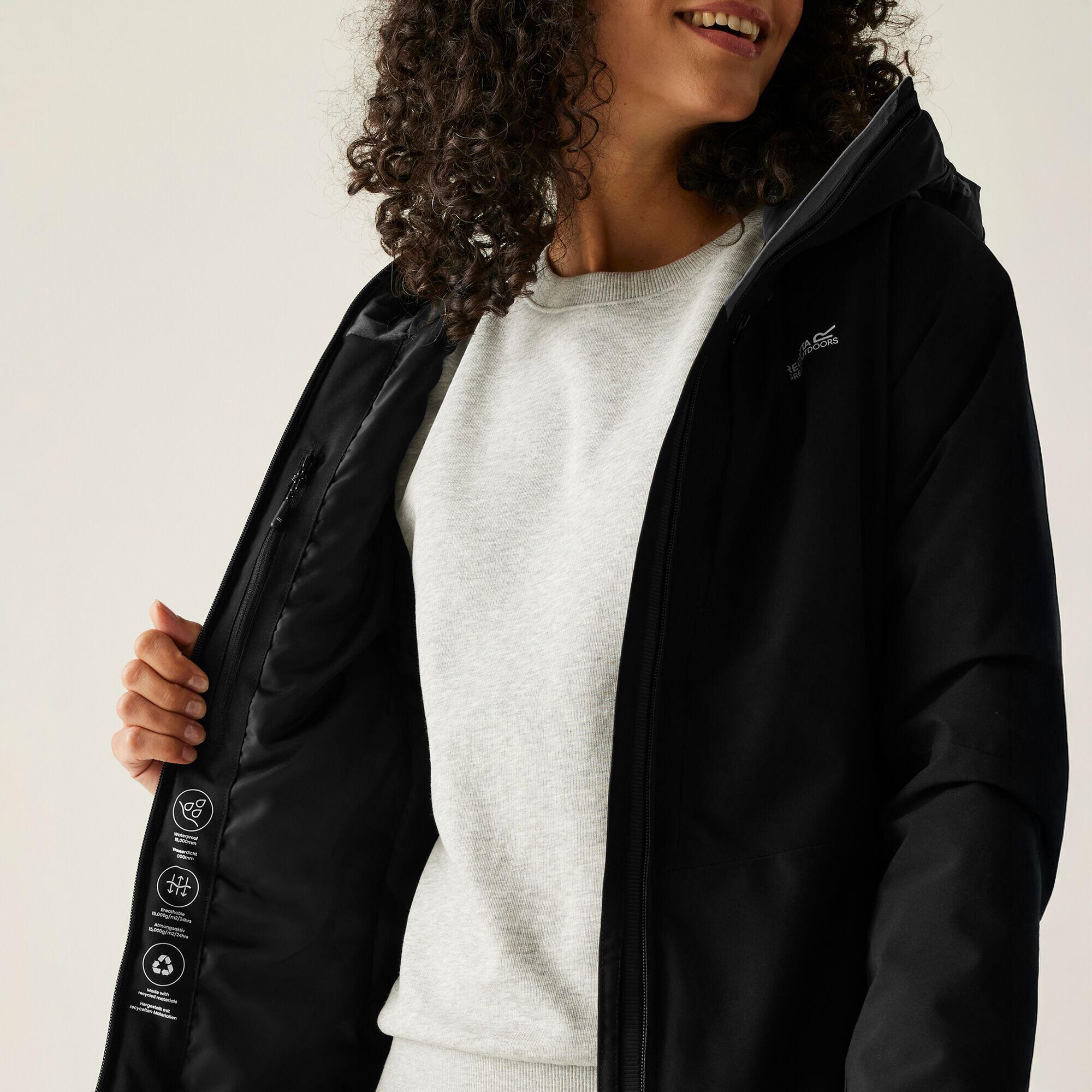 Veste Highton Stretch à capuche, respirante, imperméable et isolée pour femme 4/7