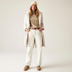 Veste longue Yannta à capuche, imperméable et isolée pour femme