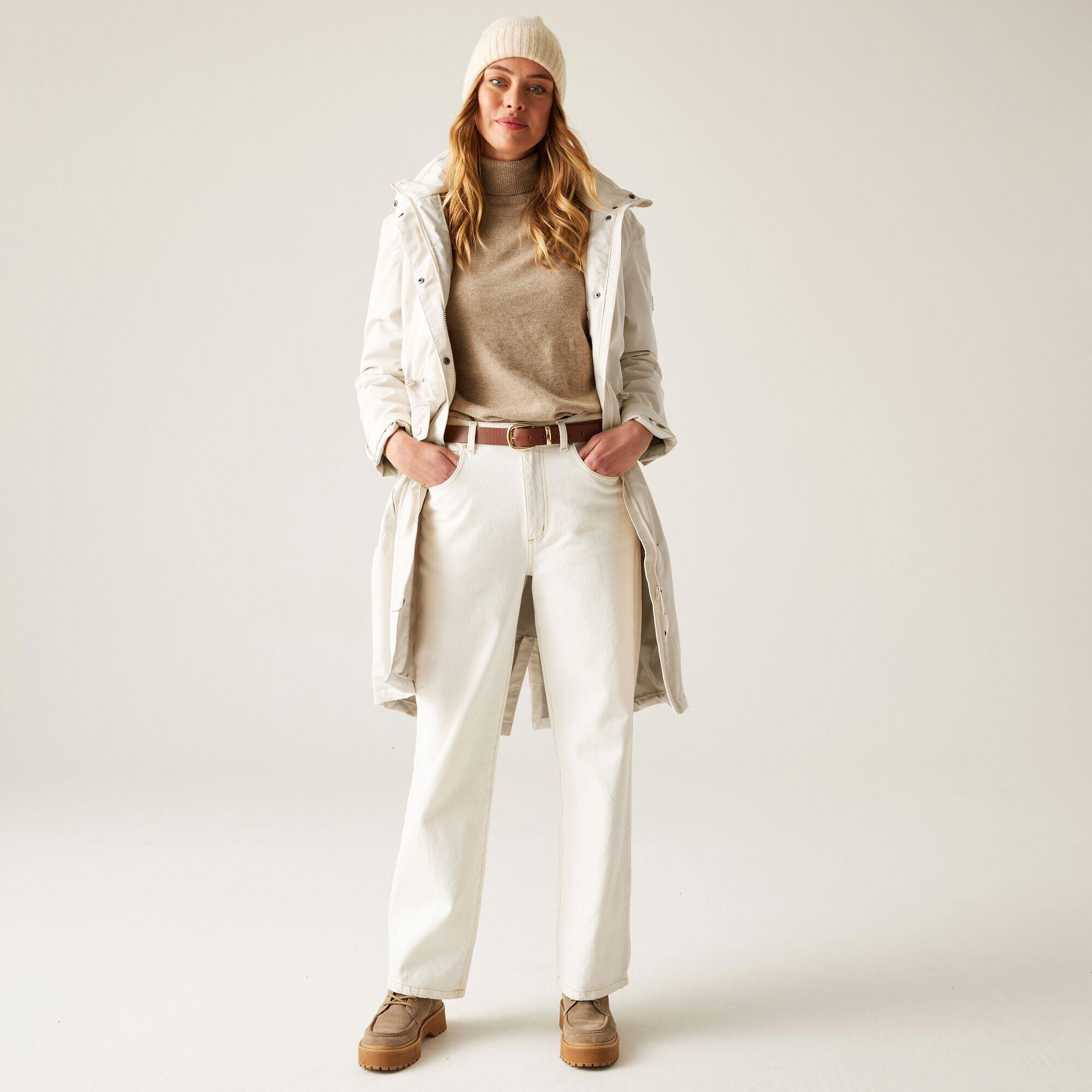 Regatta - Veste Longue Yannta À Capuche, Imperméable Et Isolée Pour Femme - Doudoune Synthétique - Beige - Decathlon