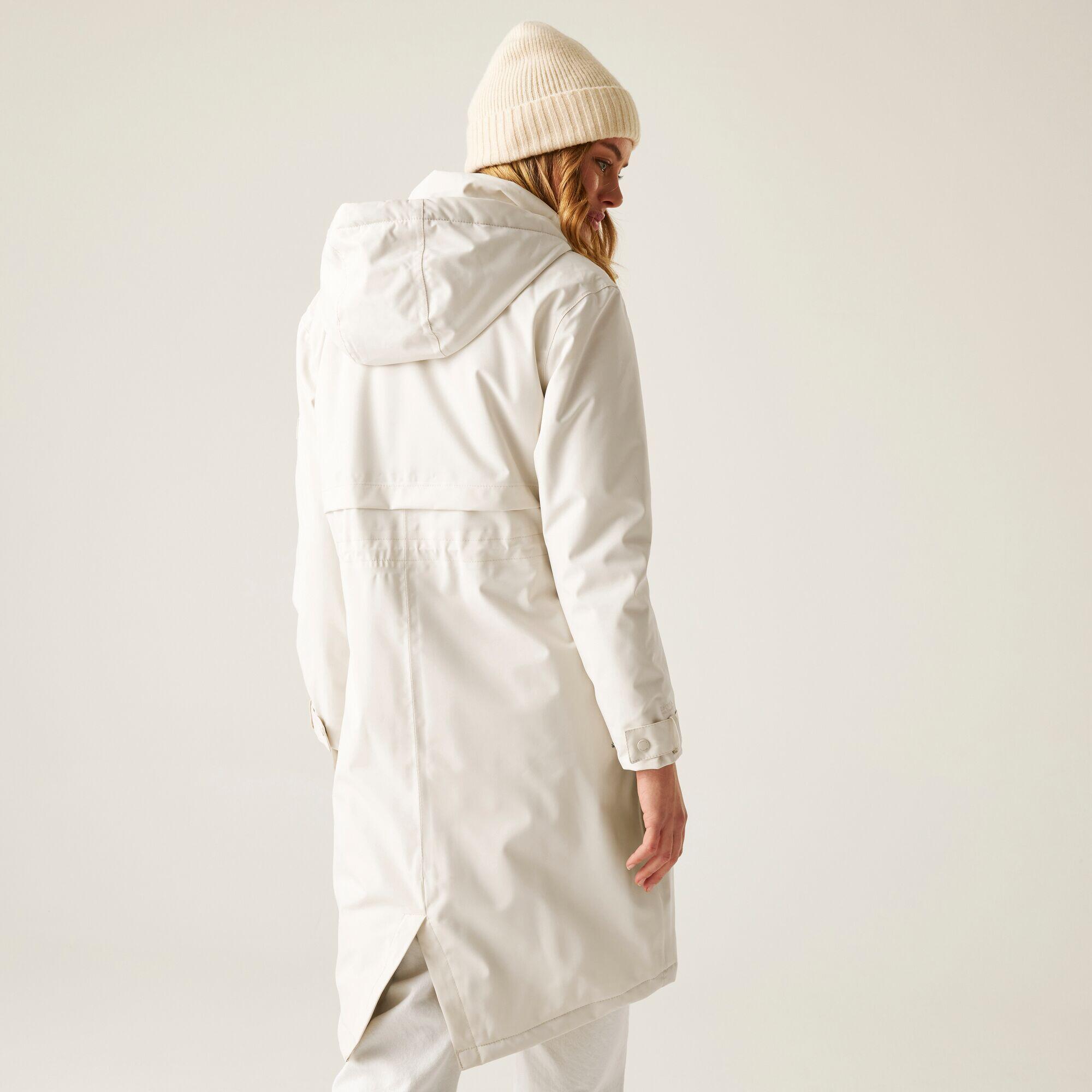 Veste longue Yannta à capuche, imperméable et isolée pour femme 2/7