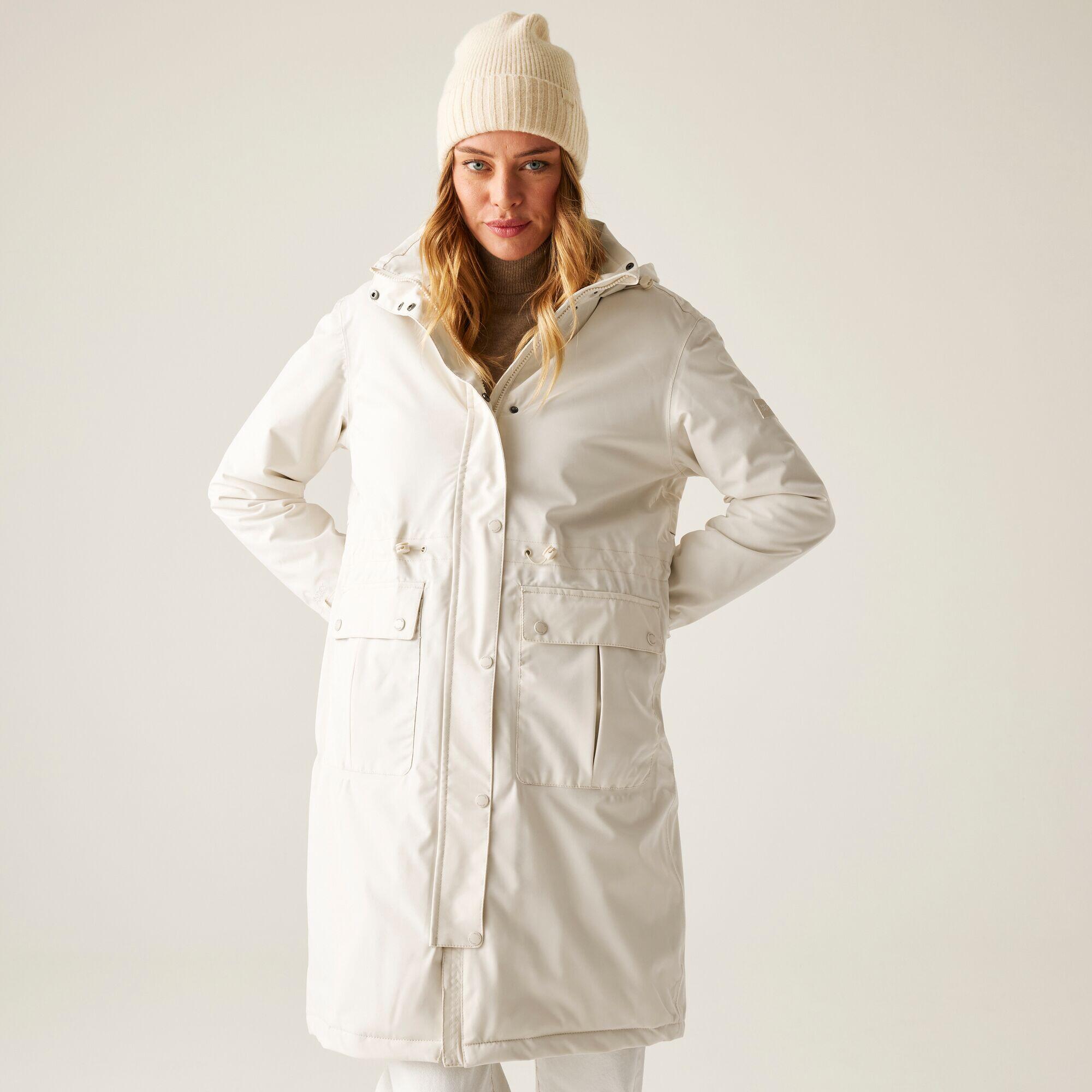 Veste longue Yannta à capuche, imperméable et isolée pour femme 3/7