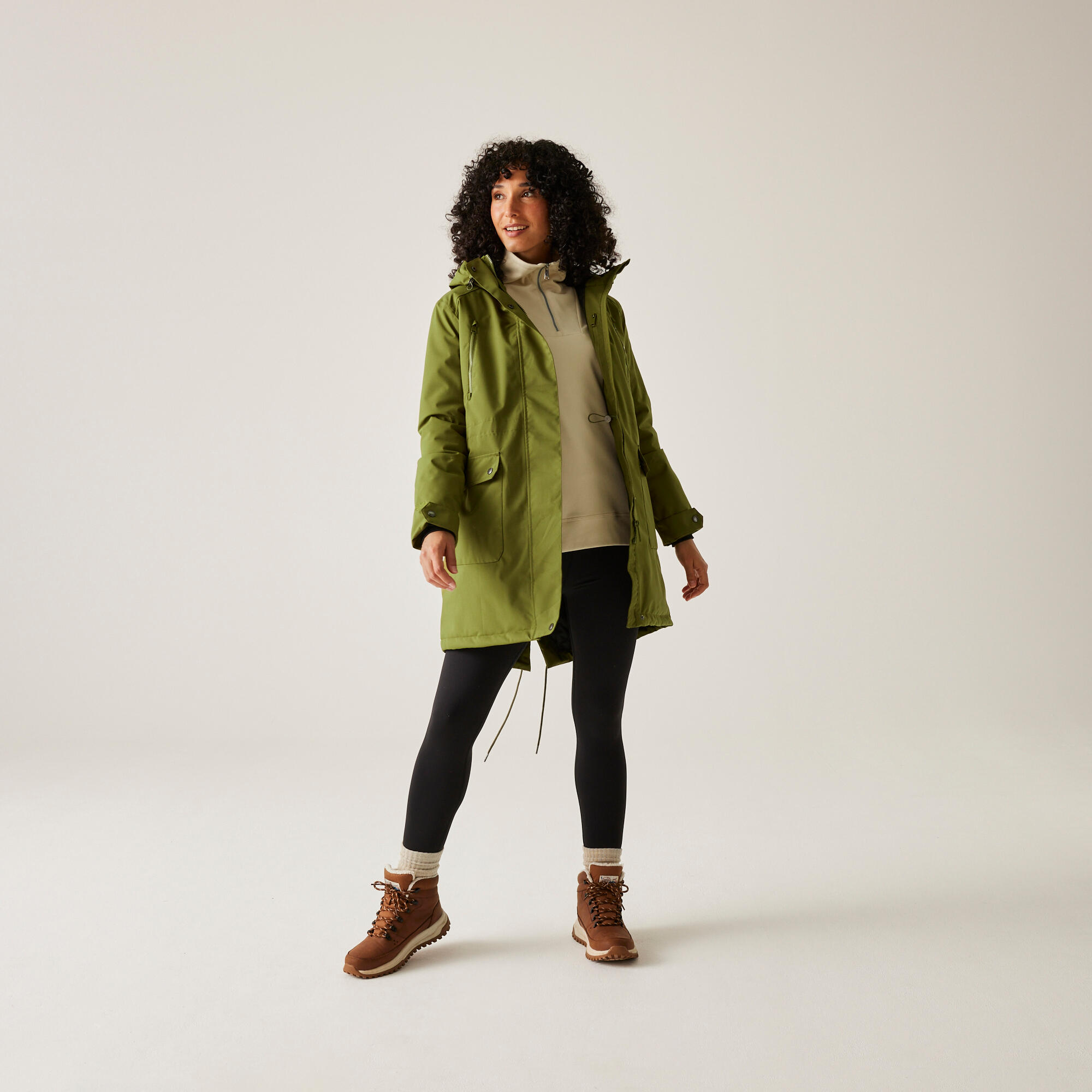 Veste Valenta à capuche, imperméable, respirante et isolée pour femme 3/7