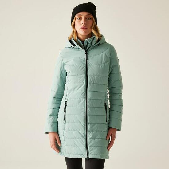 Veste Andria matelassée isolante à capuche déperlante pour femme