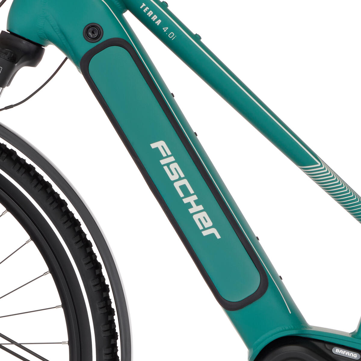 FISCHER TERRA 4.0i E-Bike - Sea green matt, 29 Zoll, RH 45 cm, 630 Wh 6/7