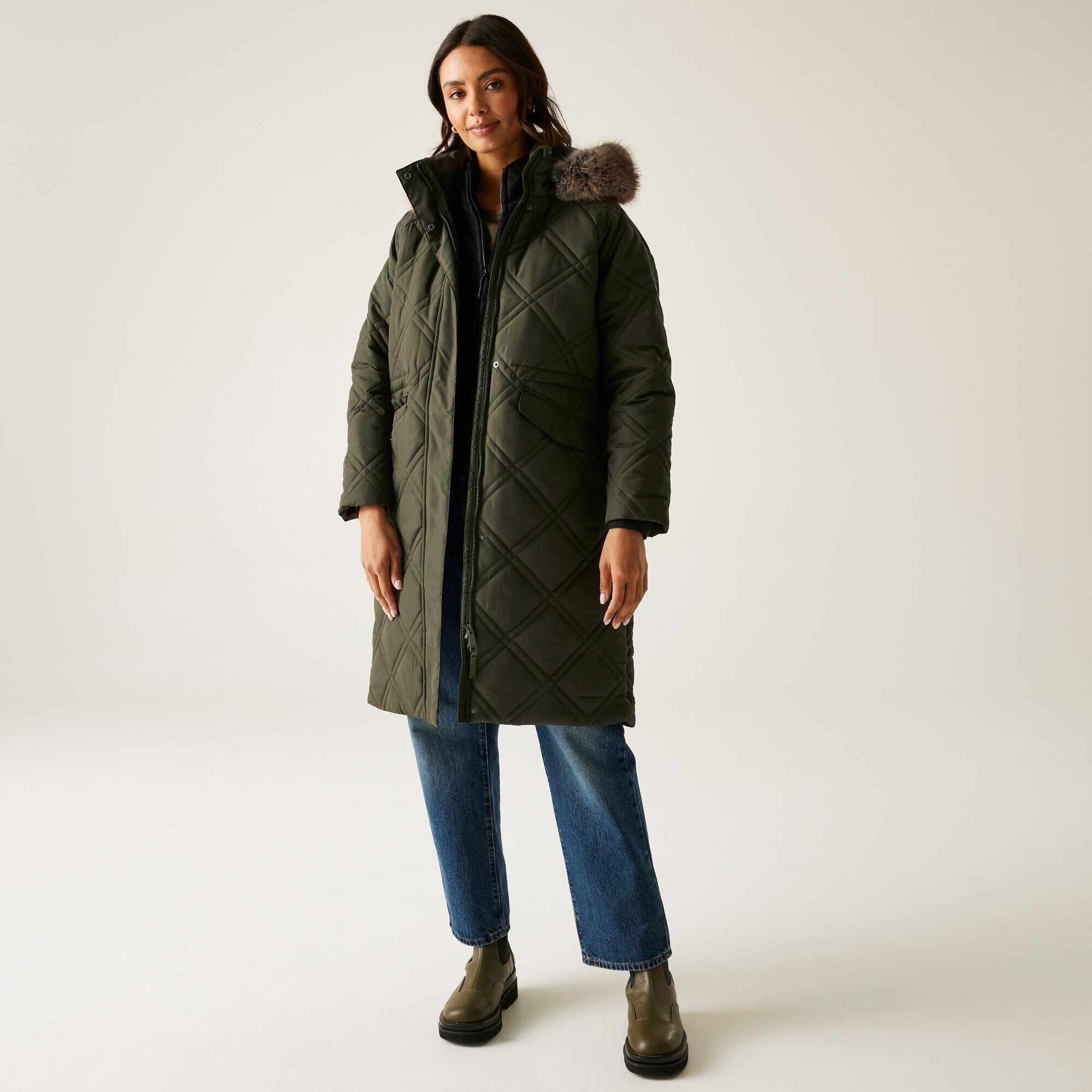 Veste Freyla matelassée isolante à capuche déperlante pour femme 3/7
