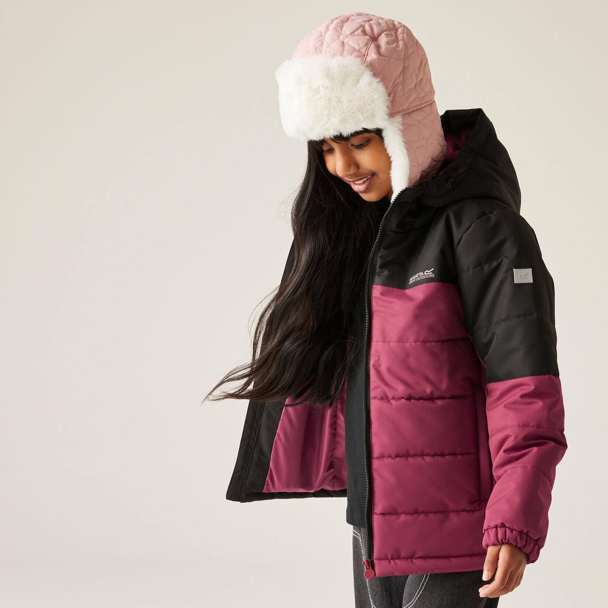 REGATTA Lofthouse Robuste Wärmende Stepp-Kapuzenjacke für Kinder