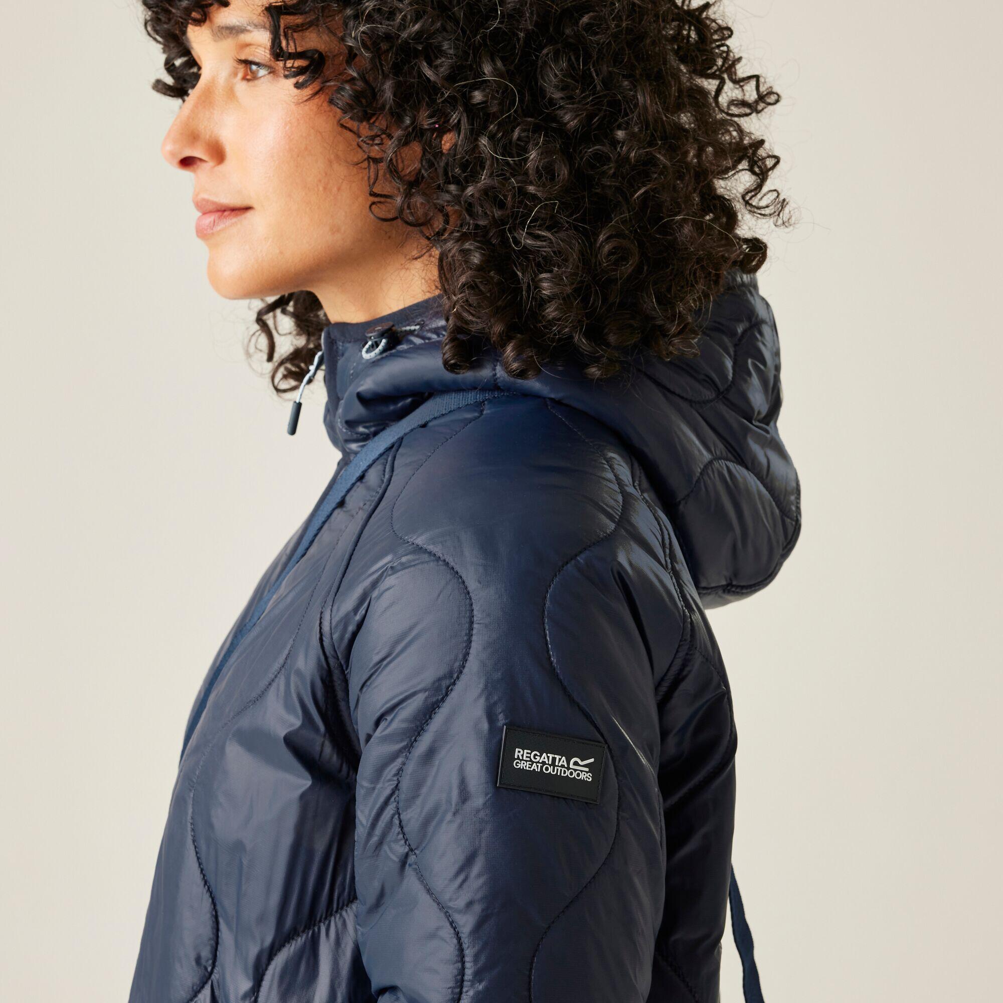 Veste Triea longue matelassée isolante à capuche pour femme 6/7