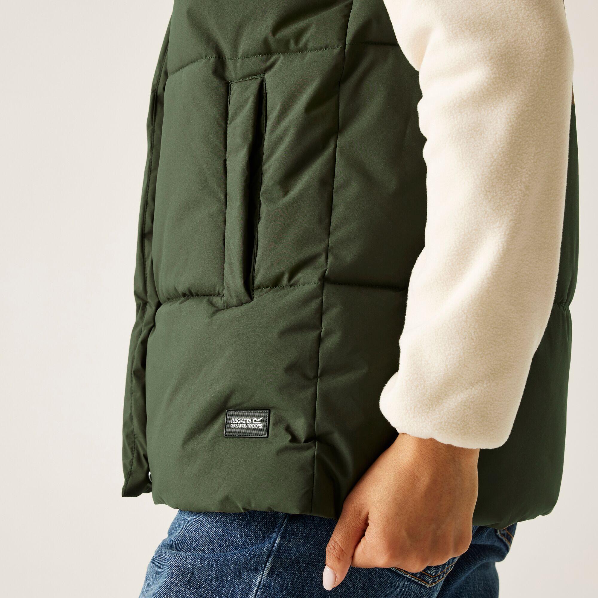 Gilet sans manches matelassé léger à capuche pour femme Kelse 4/7