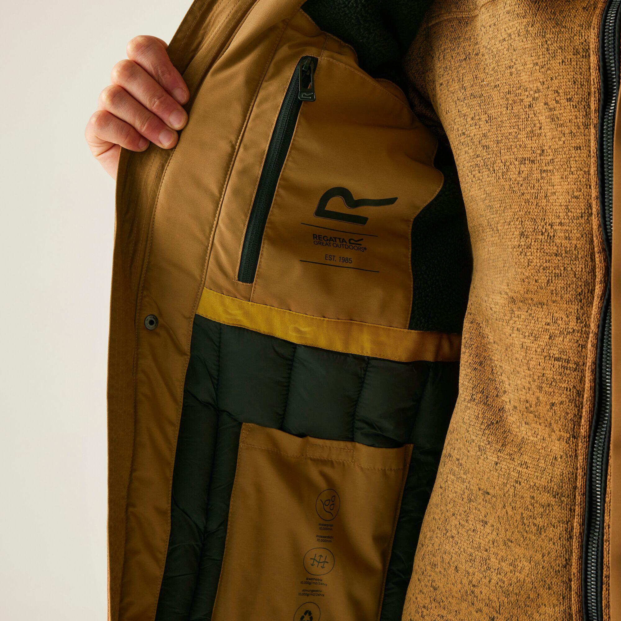 Veste Marron imperméable, respirante et isolée pour homme 4/7