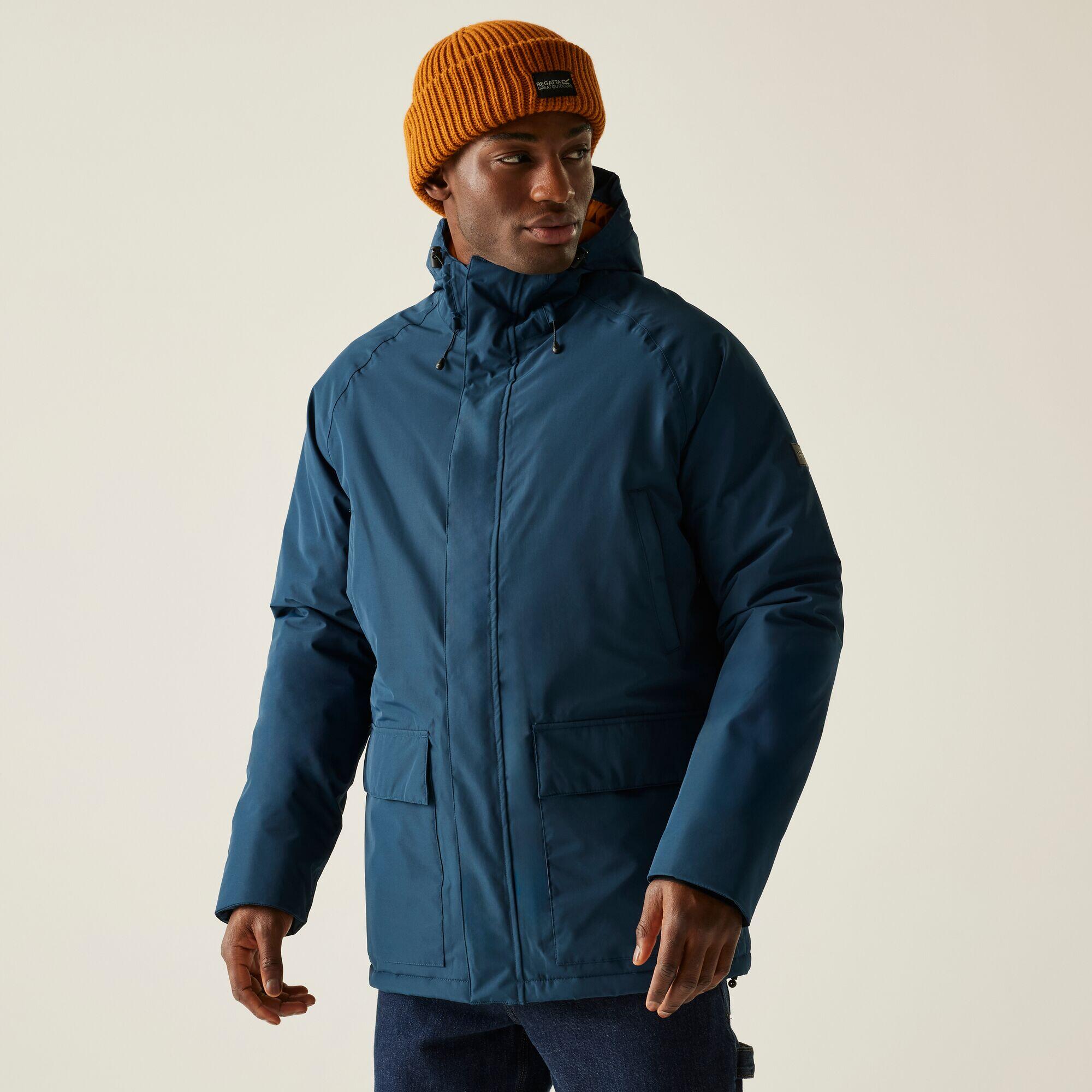 Regatta - Veste Savon À Capuche, Imperméable, Respirante Et Isolée Pour Homme - Doudoune Synthétique - Bleu|turquoise - Decathlon