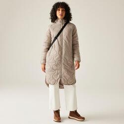 Veste Triea longue matelassée isolante à capuche pour femme