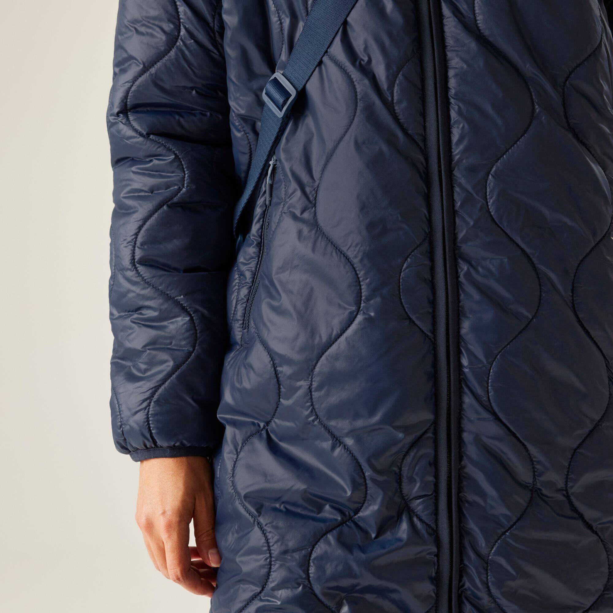 Veste Triea longue matelassée isolante à capuche pour femme 5/7