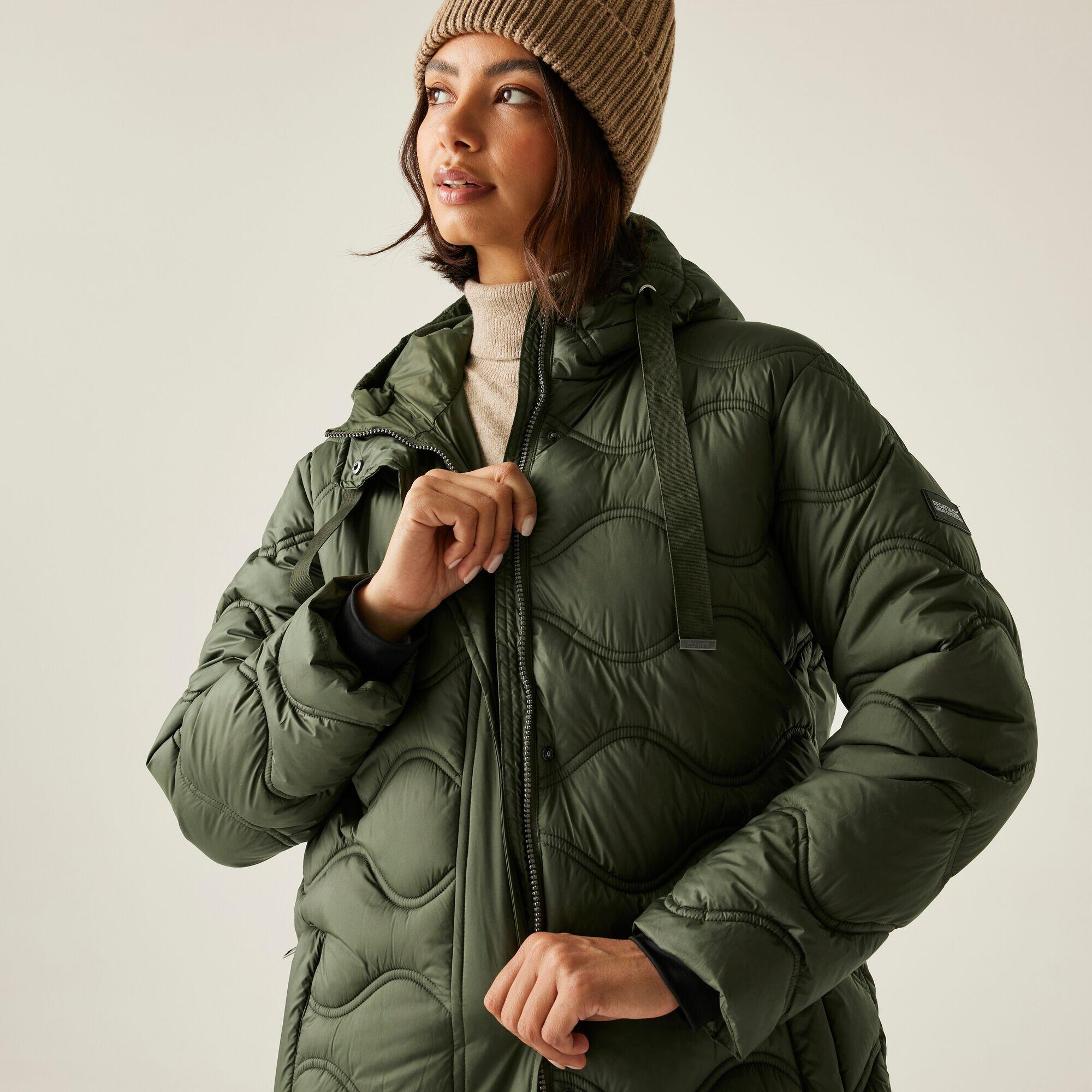 Veste Embrie longue matelassée isolante à capuche pour femme 4/7