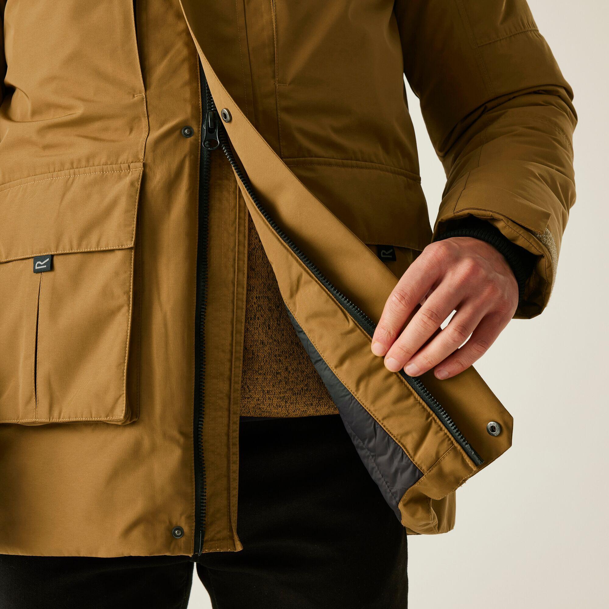 Veste Marron imperméable, respirante et isolée pour homme 5/7