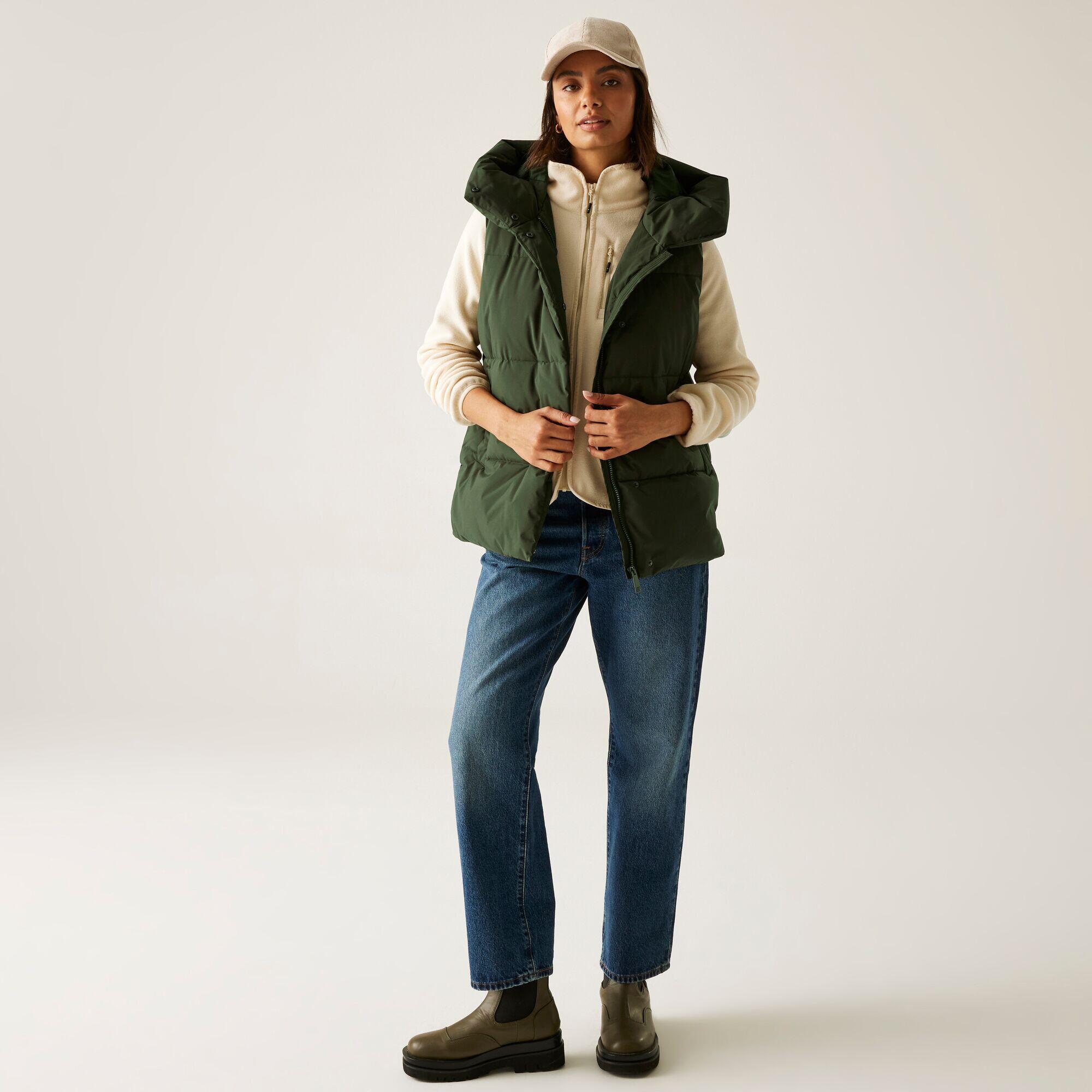 Gilet sans manches matelassé léger à capuche pour femme Kelse 3/7