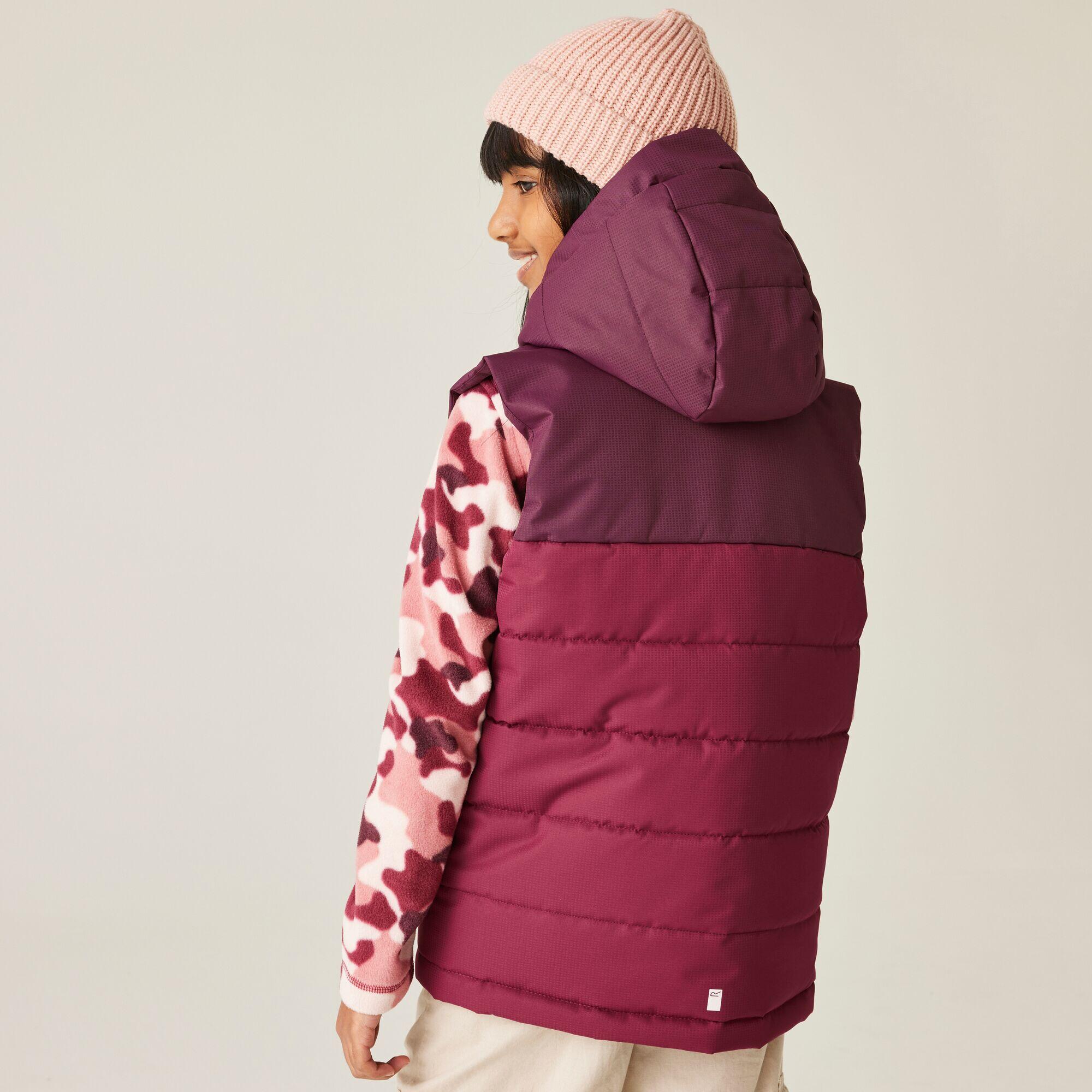 Lofthouse waterafstotende gilet bodywarmer met capuchon voor kinderen 2/7