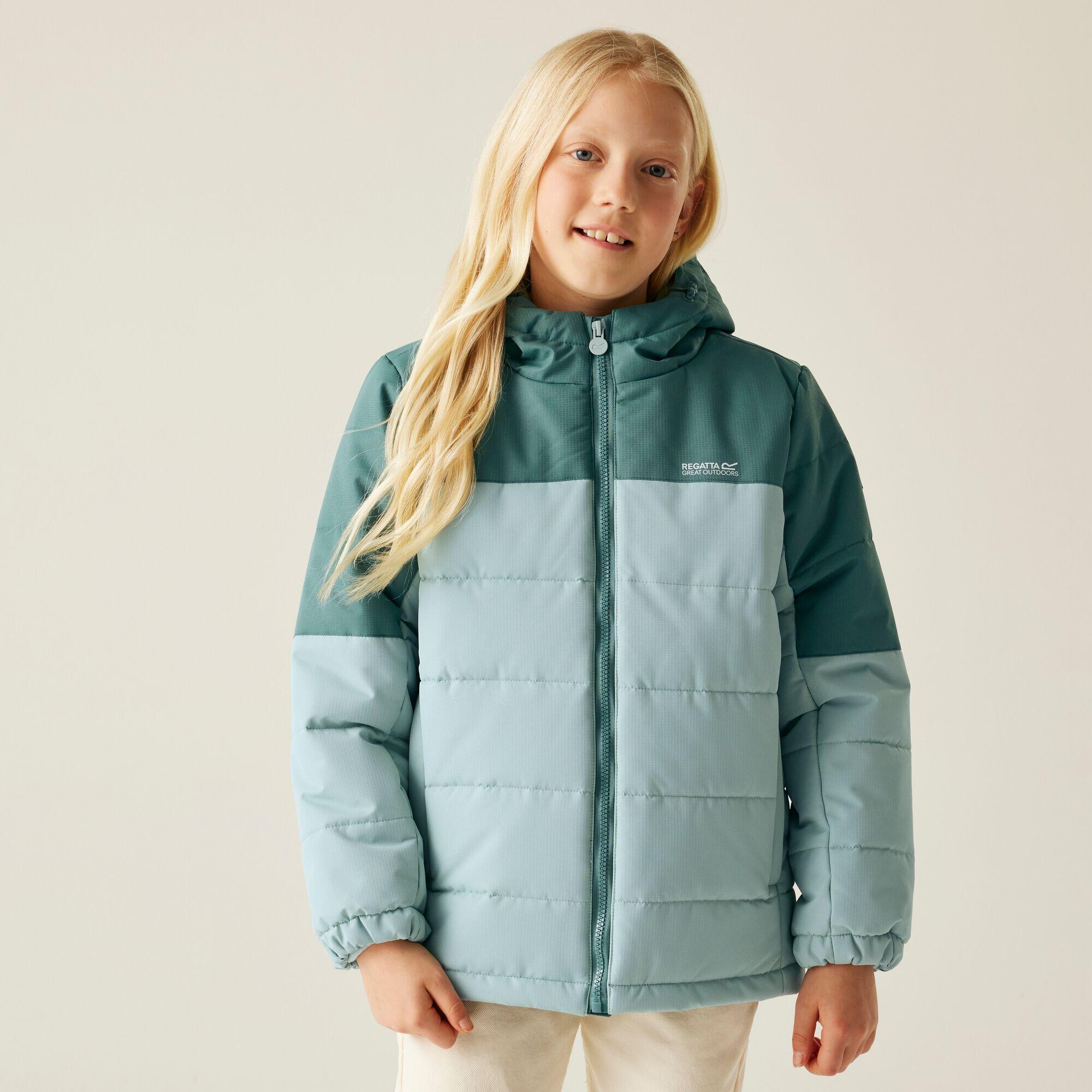 REGATTA Lofthouse Robuste Wärmende Stepp-Kapuzenjacke für Kinder