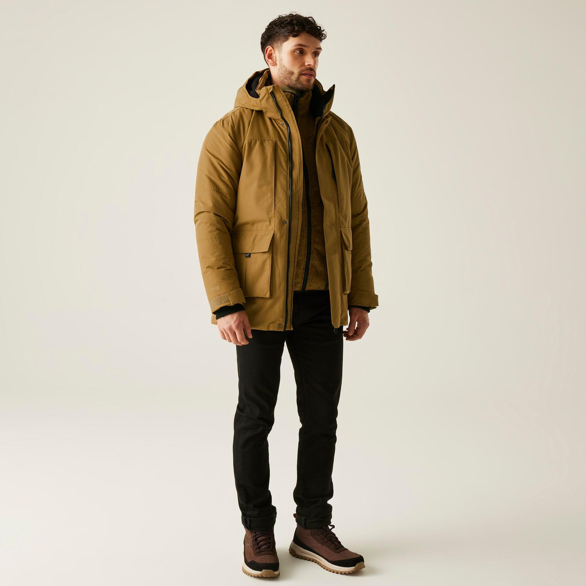 Veste Marron imperméable, respirante et isolée pour homme 3/7
