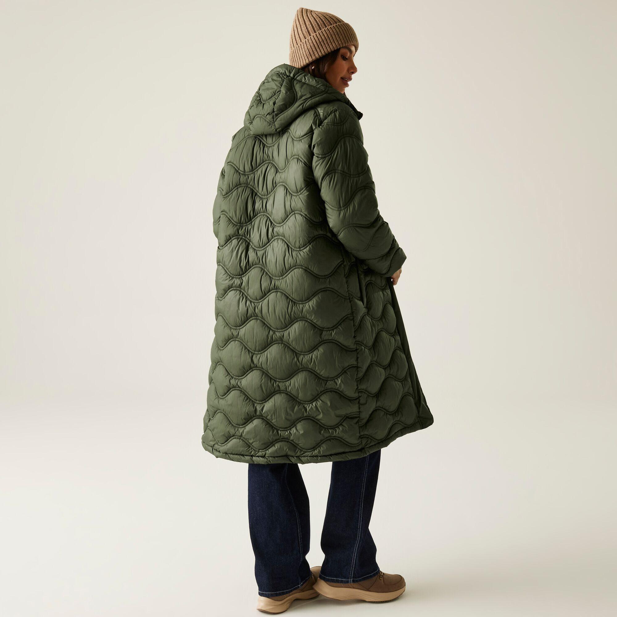 Veste Embrie longue matelassée isolante à capuche pour femme 2/7