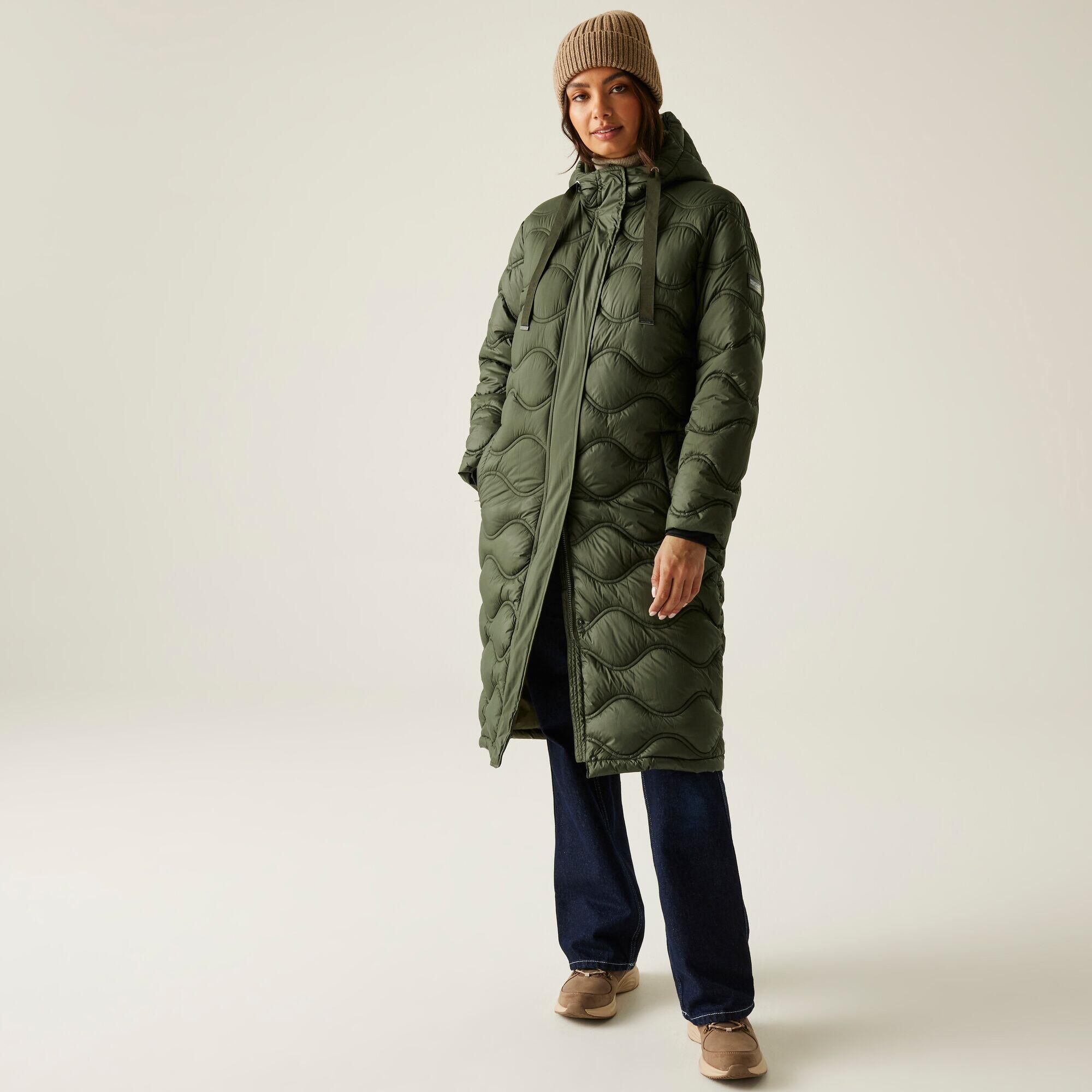 Veste Embrie longue matelassée isolante à capuche pour femme 3/7