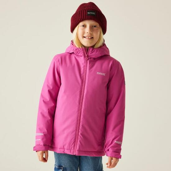 Veste Hurdle pour enfants, à capuche, imperméable, respirante et isolée