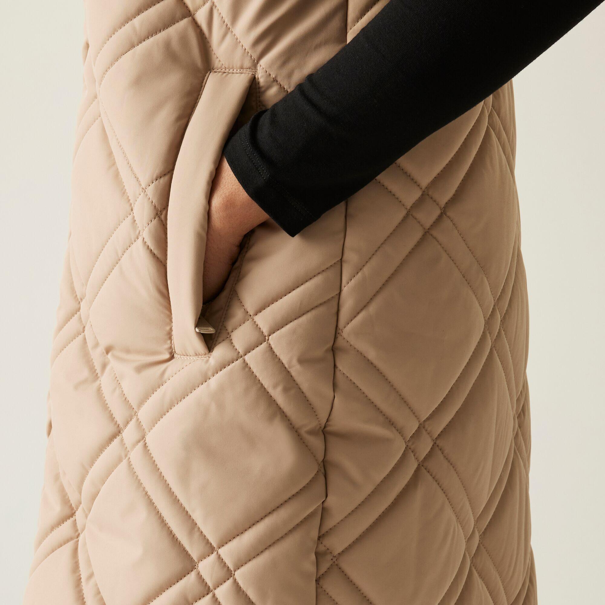 Chaleco largo sin mangas con aislantes térmicos y capucha Rurietta para mujer 7/7