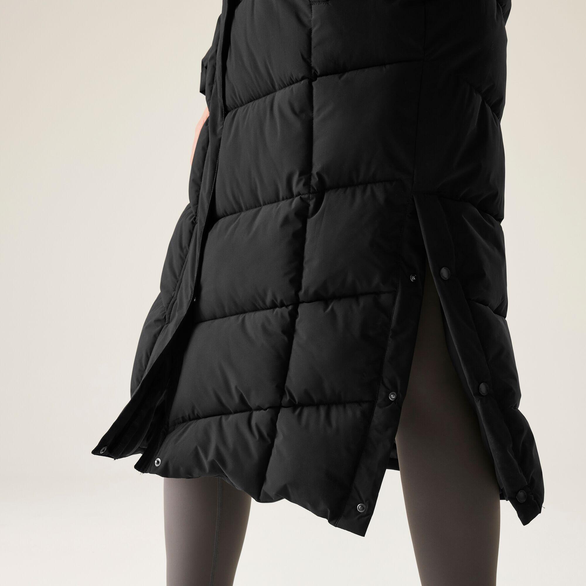 Veste Eloria longue matelassée isolante à capuche pour femme 5/7