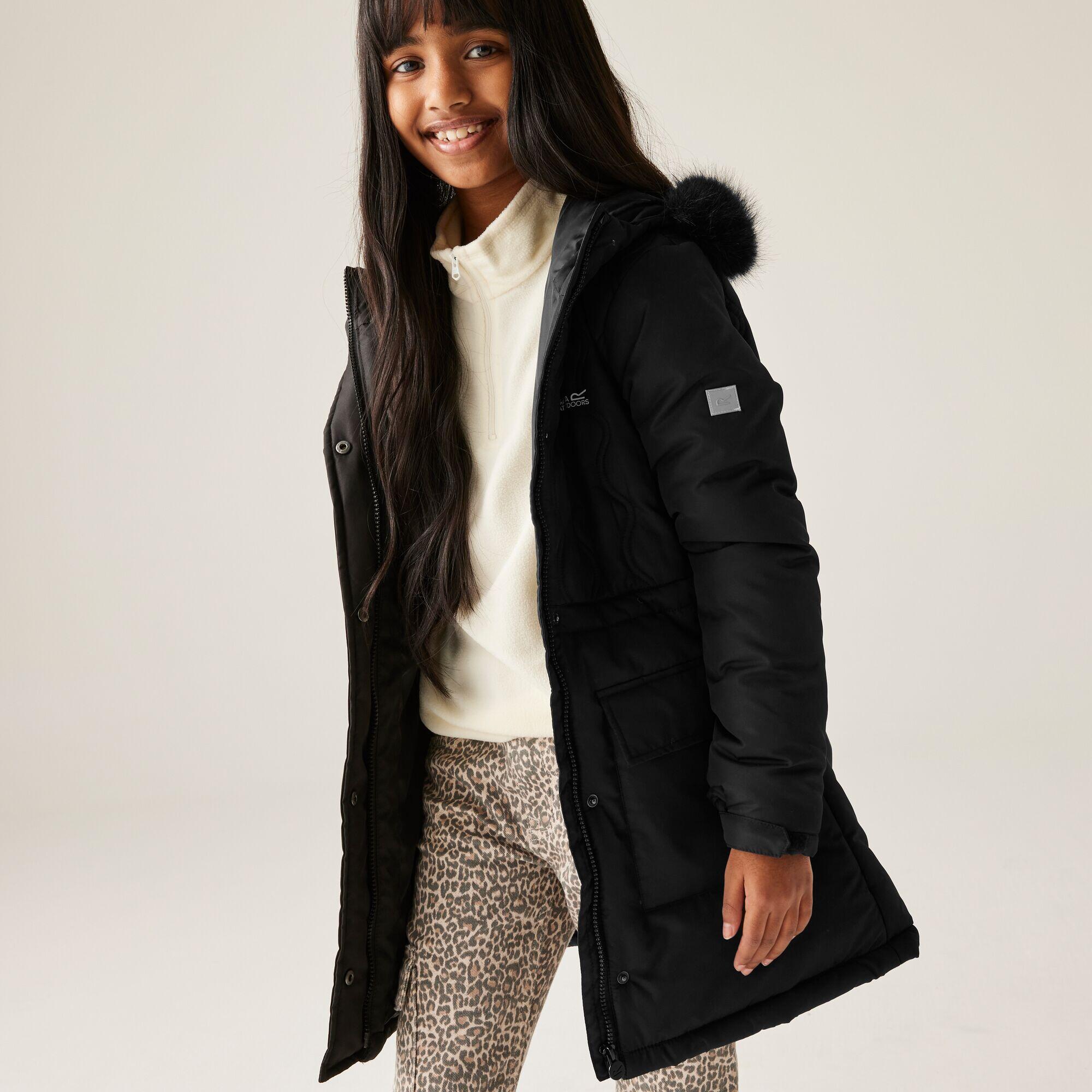 Regatta - Veste Fabrizia Isolante Déperlante Rembourrée Pour Enfants - Doudoune Synthétique - Noir - Decathlon