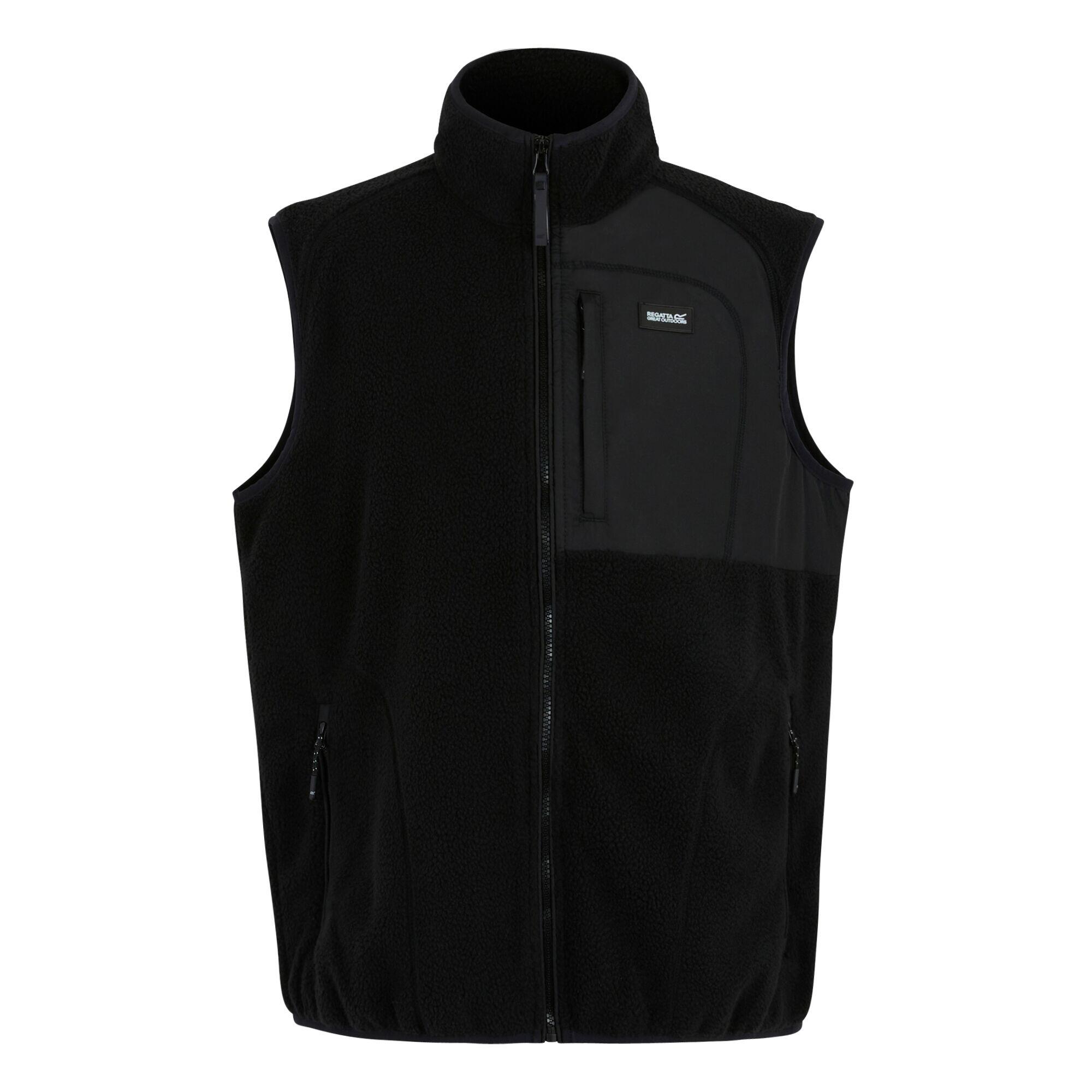 Gilet sans manches entièrement zippé en tissu borg pour homme Frankie 5/7