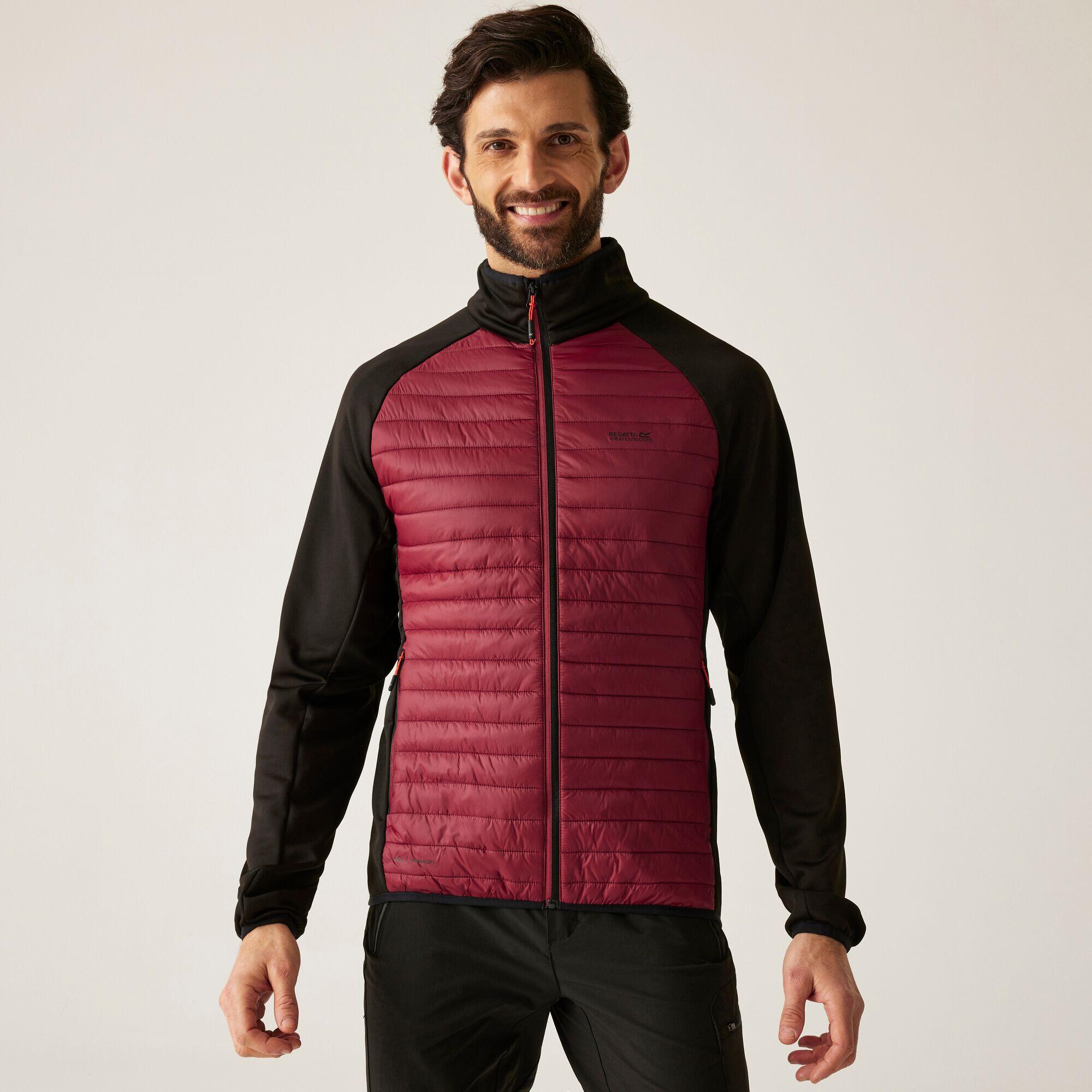 Regatta - Veste Clumber Hybride Matelassée Isolante Pour Homme - Doudoune Synthétique - Marron|rouge - Decathlon