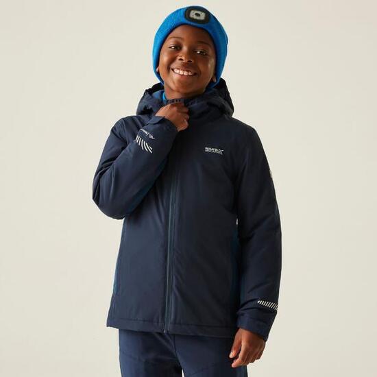 Veste Hurdle pour enfants, à capuche, imperméable, respirante et isolée
