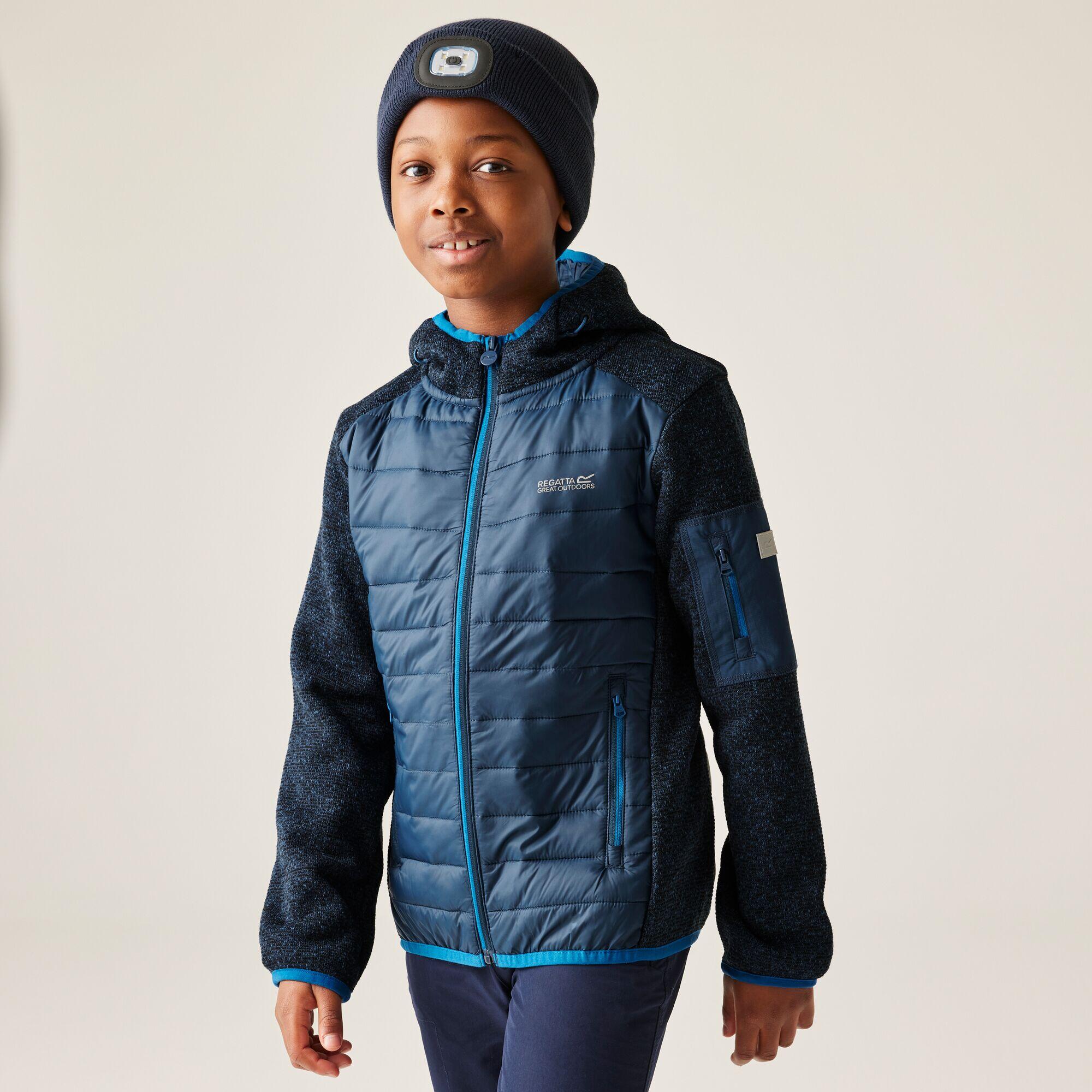 Regatta - Veste Newhill Rembourrée Hybride, Isolante Et Durable Pour Enfants - Doudoune Synthétique - Bleu|gris - Decathlon