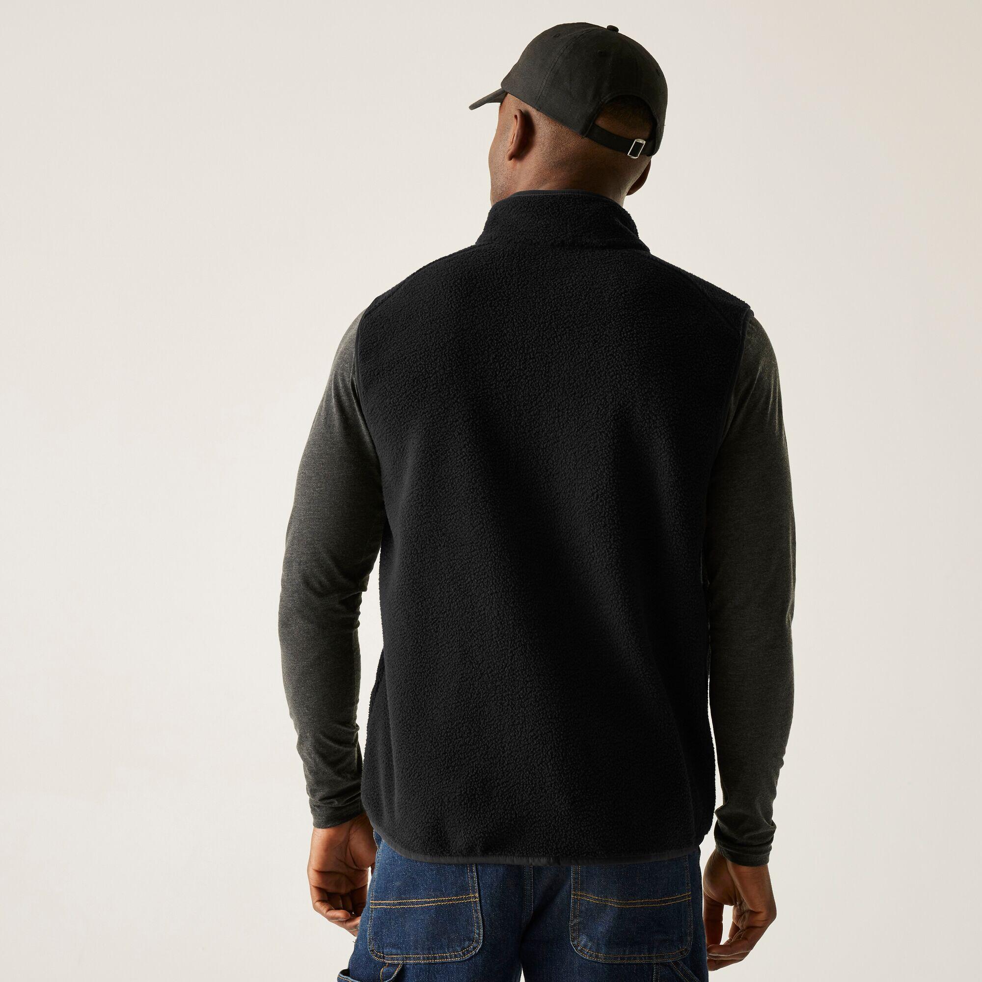 Gilet sans manches entièrement zippé en tissu borg pour homme Frankie 3/7