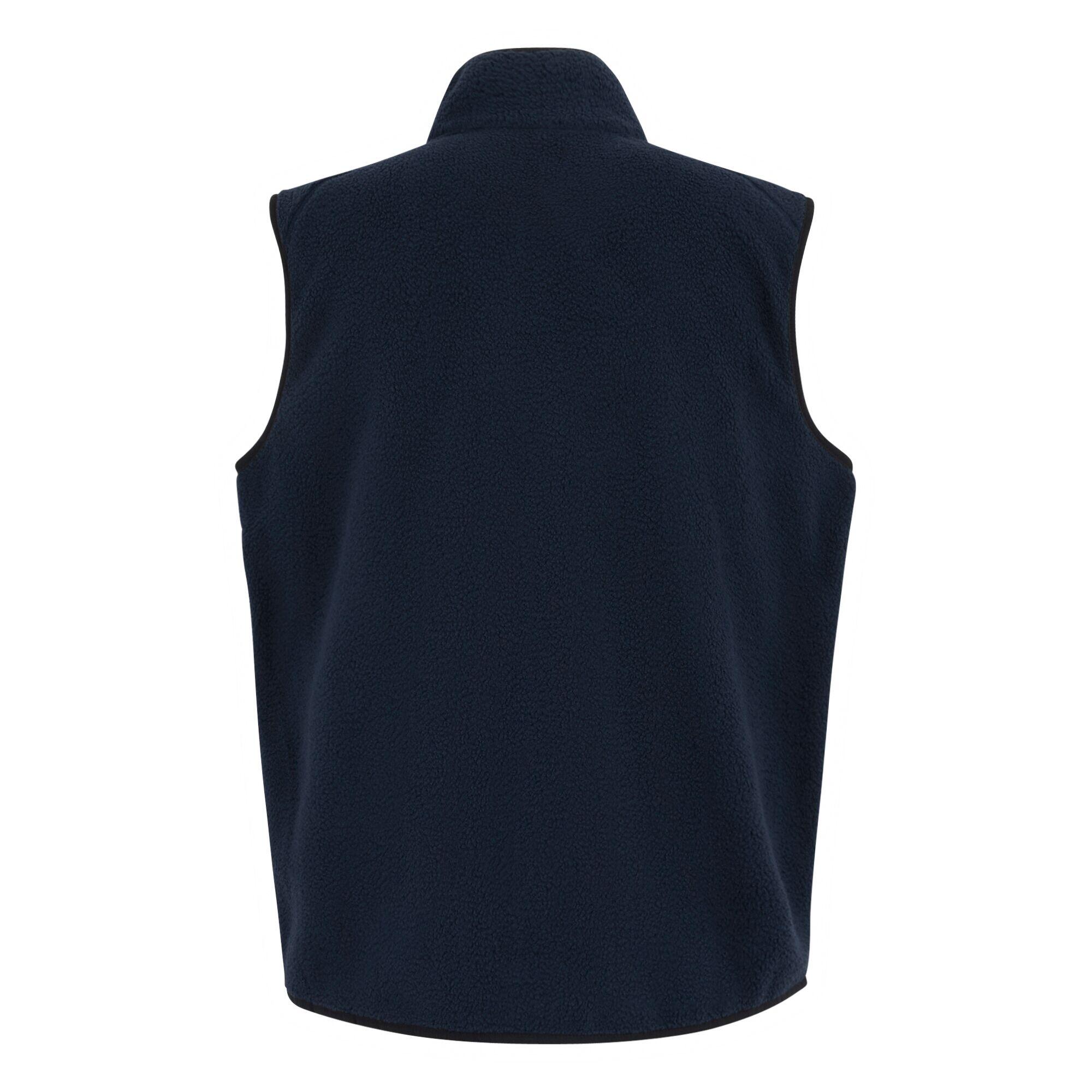 Gilet imbottito da uomo Frankie in Borg con zip completa 6/7