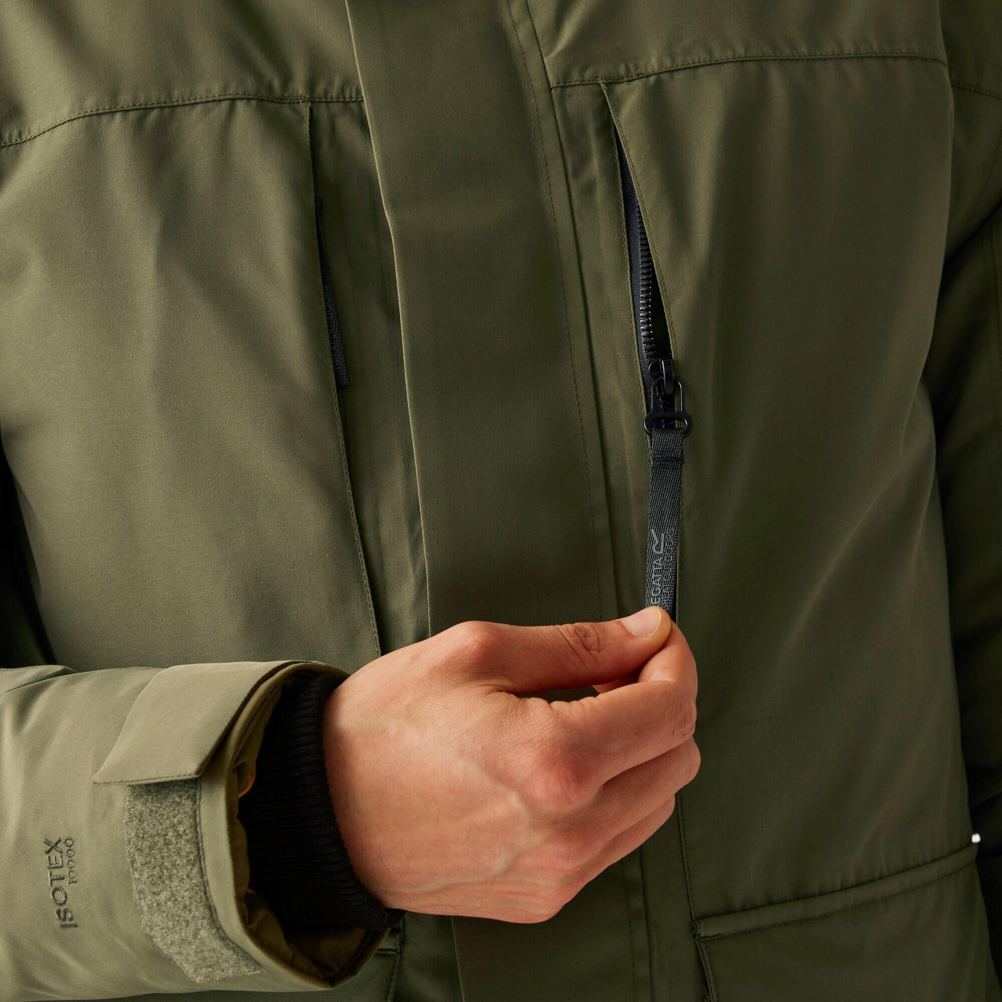Veste Marron imperméable, respirante et isolée pour homme 7/7