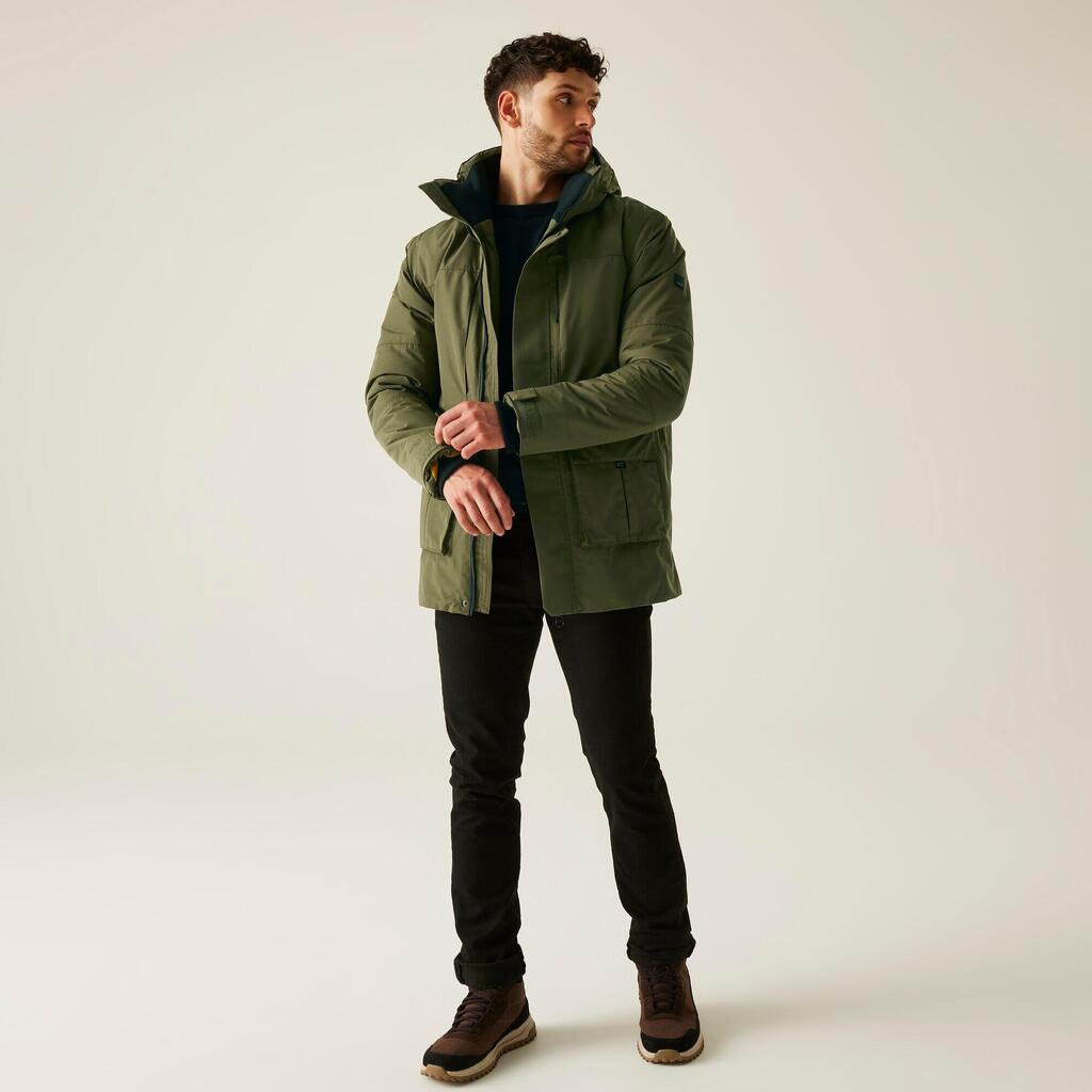 Mens Marron Waterproof Breathable Insulated Jacket