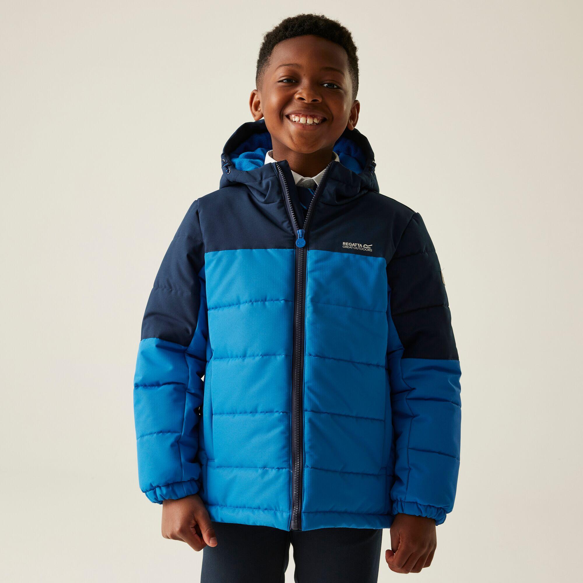 REGATTA Lofthouse Robuste Wärmende Stepp-Kapuzenjacke für Kinder