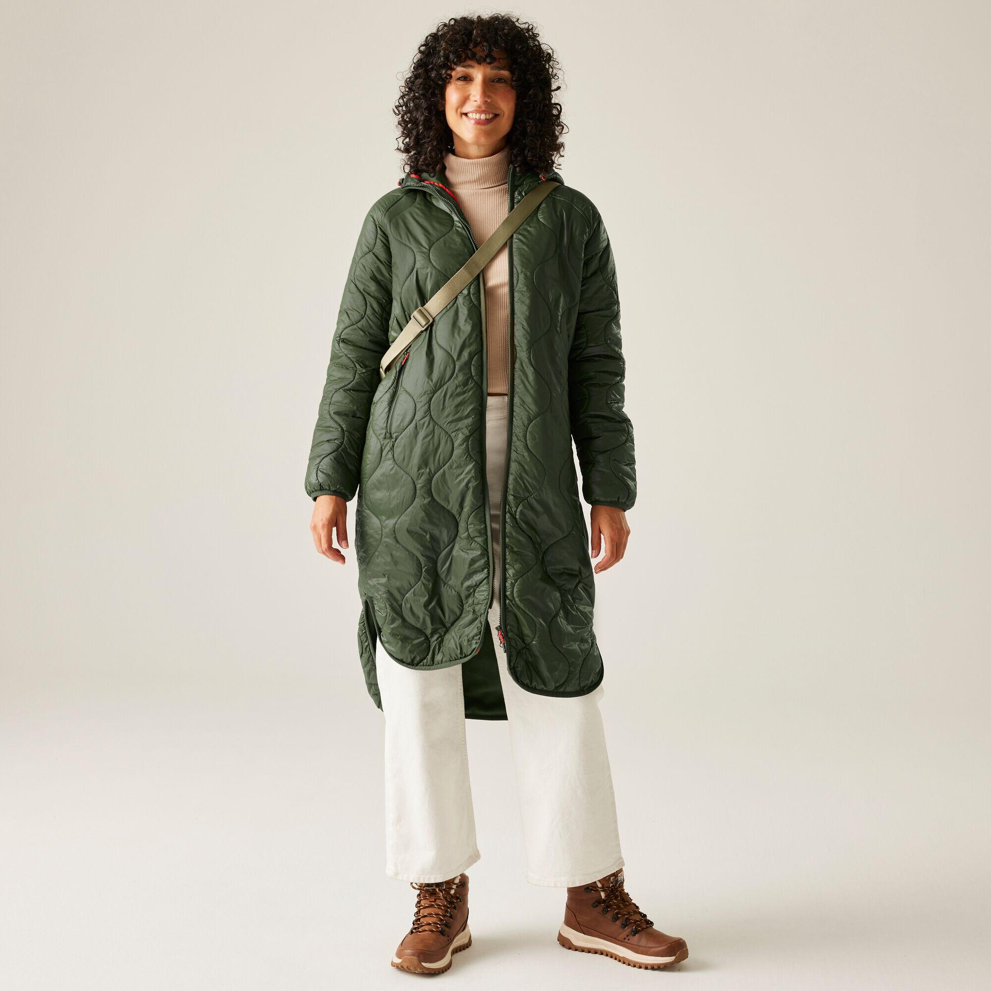 Veste Triea longue matelassée isolante à capuche pour femme 3/7