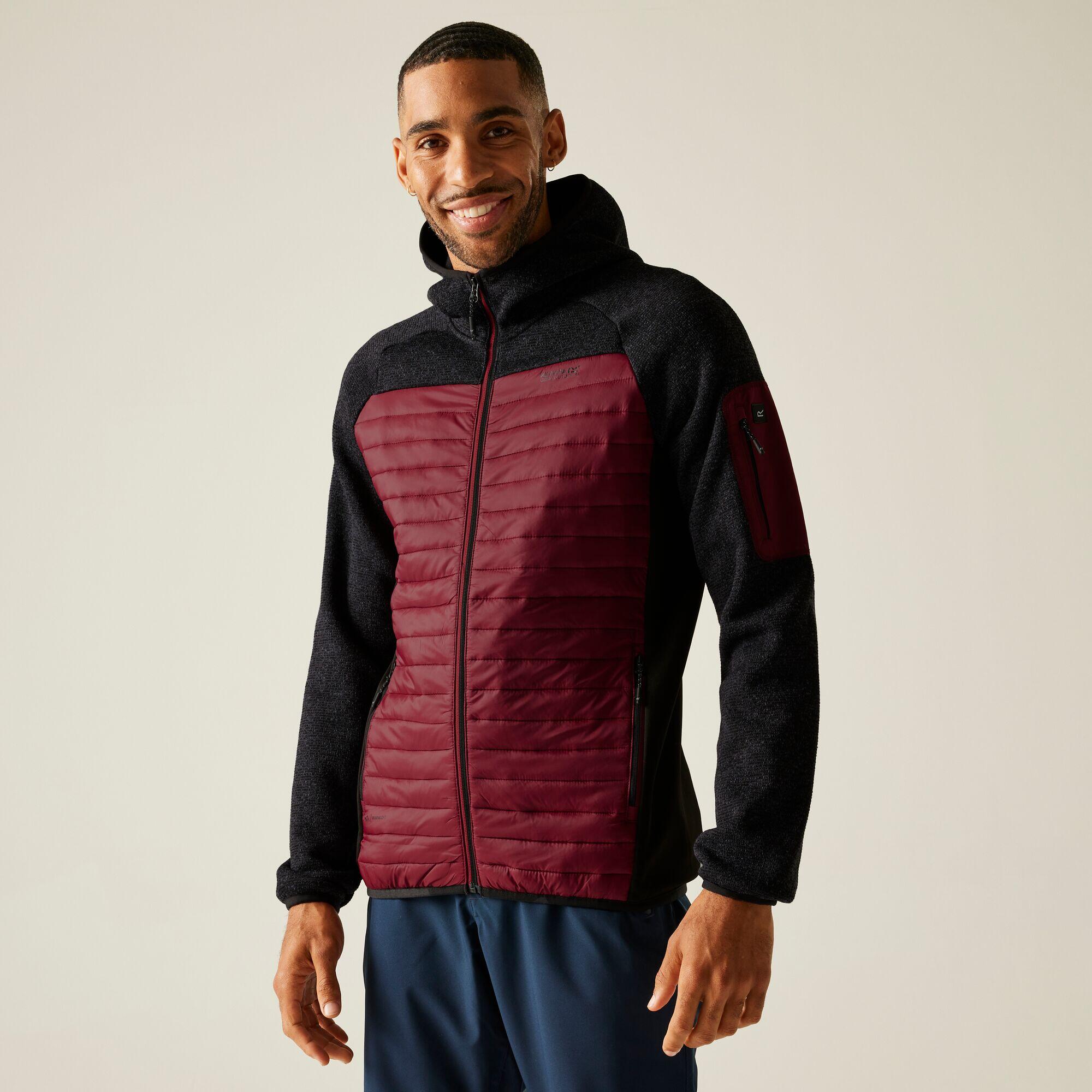 Regatta - Veste Newhill Hybride Rembourrée Isolante Pour Homme - Doudoune Synthétique - Marron|rouge - Decathlon