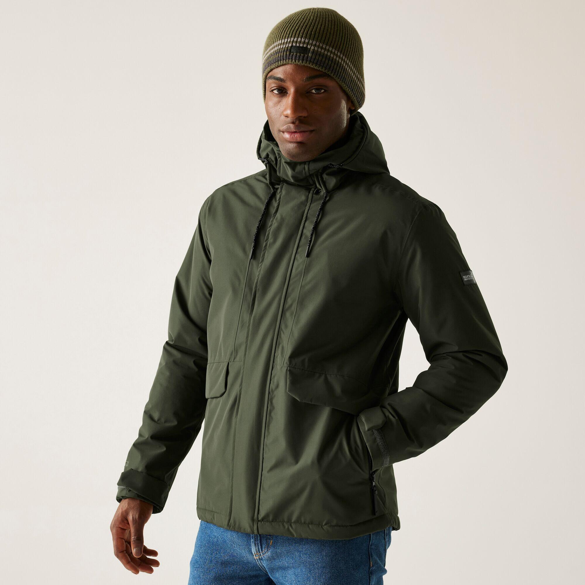 Veste Imperméable Regatta Isotex Homme - XL (poitrine 44) - Verte, Avec Capuche