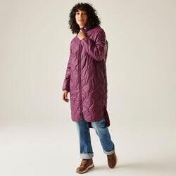 Veste Triea longue matelassée isolante à capuche pour femme