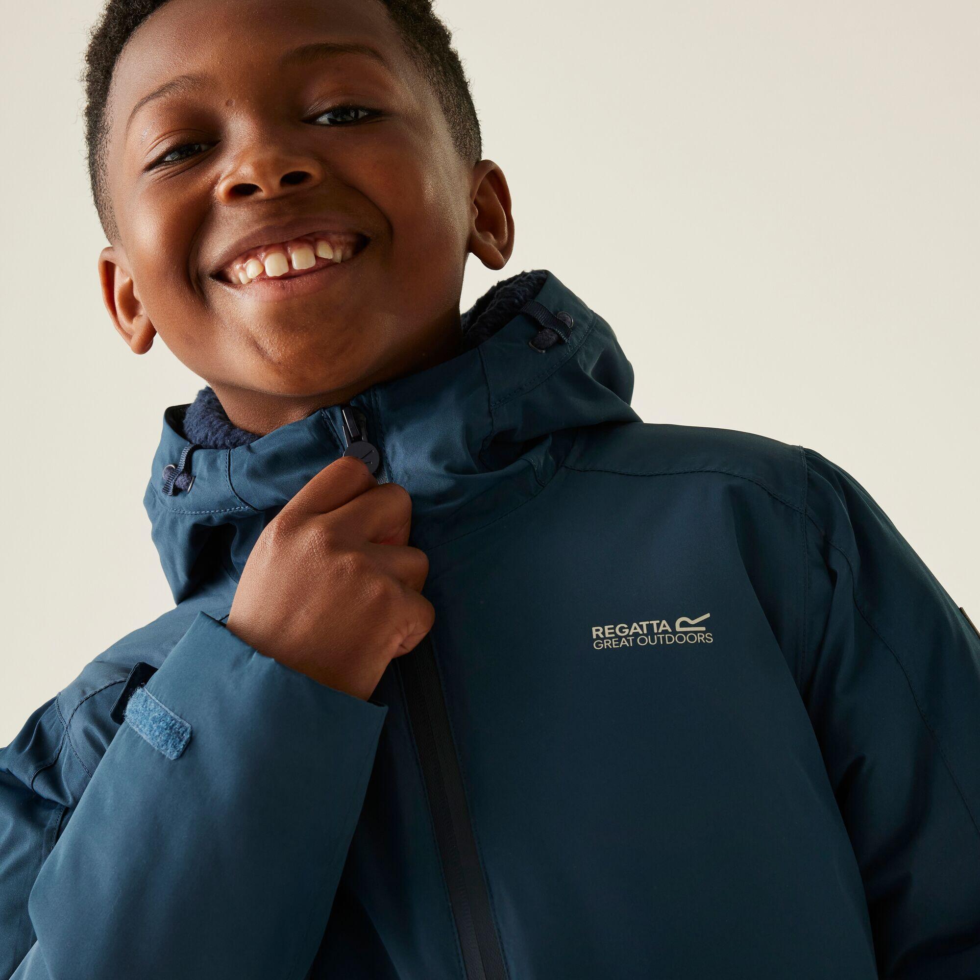 Veste Farbank pour enfants, à capuche, imperméable, respirante et isolée 6/7