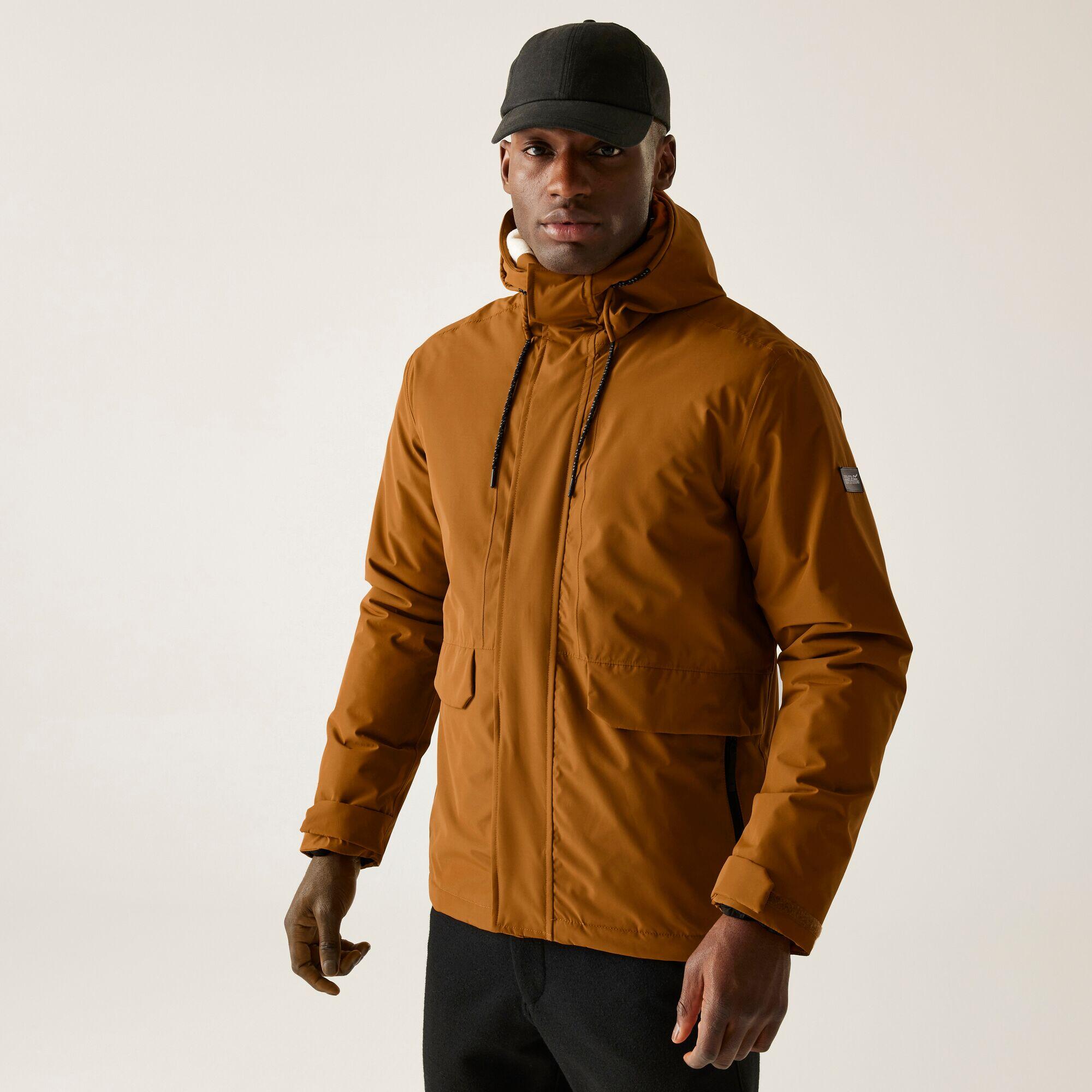Regatta - Veste Sterlings À Capuche, Imperméable, Respirante Et Isolée Pour Homme - Doudoune Synthétique - Beige|kaki - Decathlon