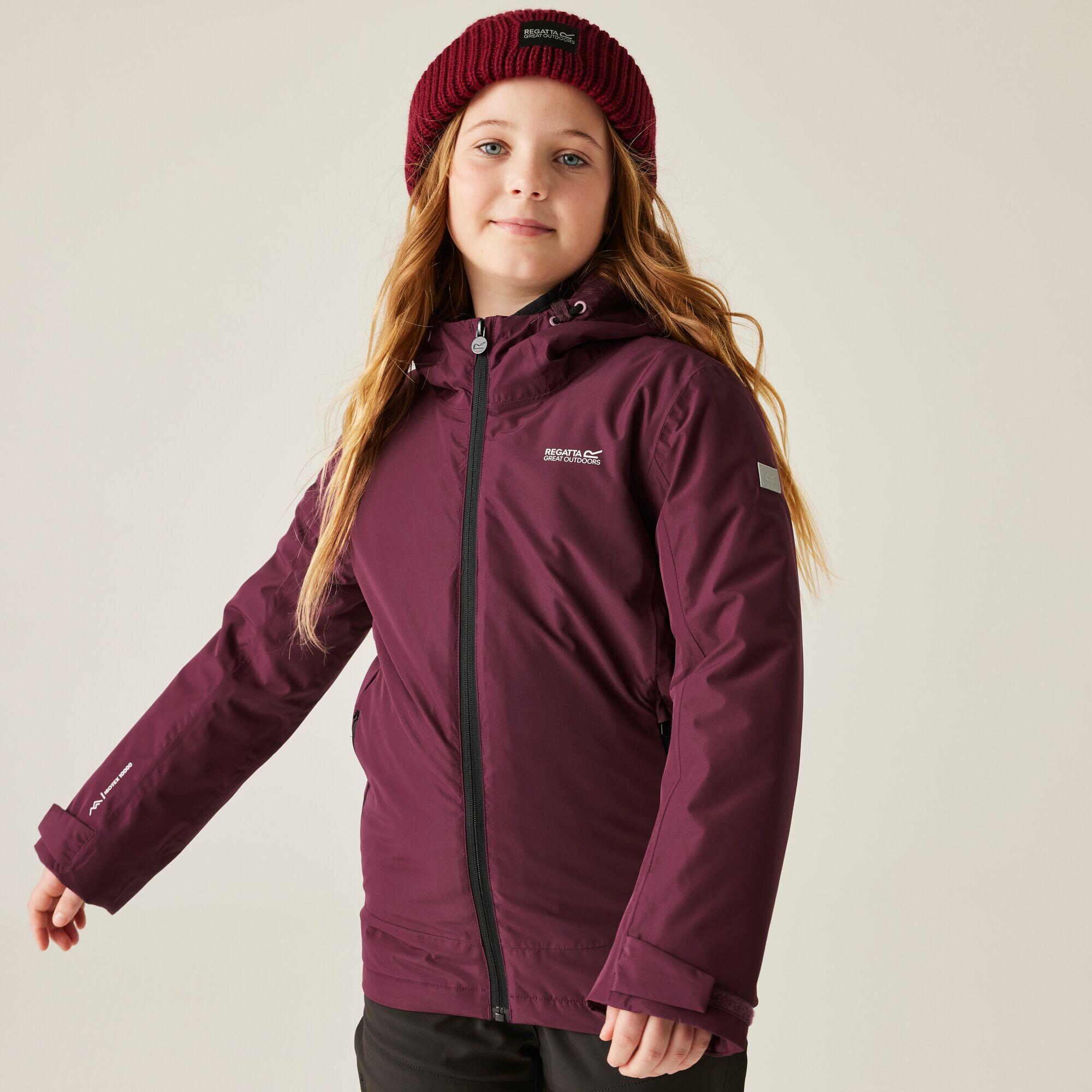 Regatta - Veste Frelton Pour Enfants, À Capuche, Imperméable, Respirante Et Isolée - Doudoune Synthétique - Violet - Decathlon