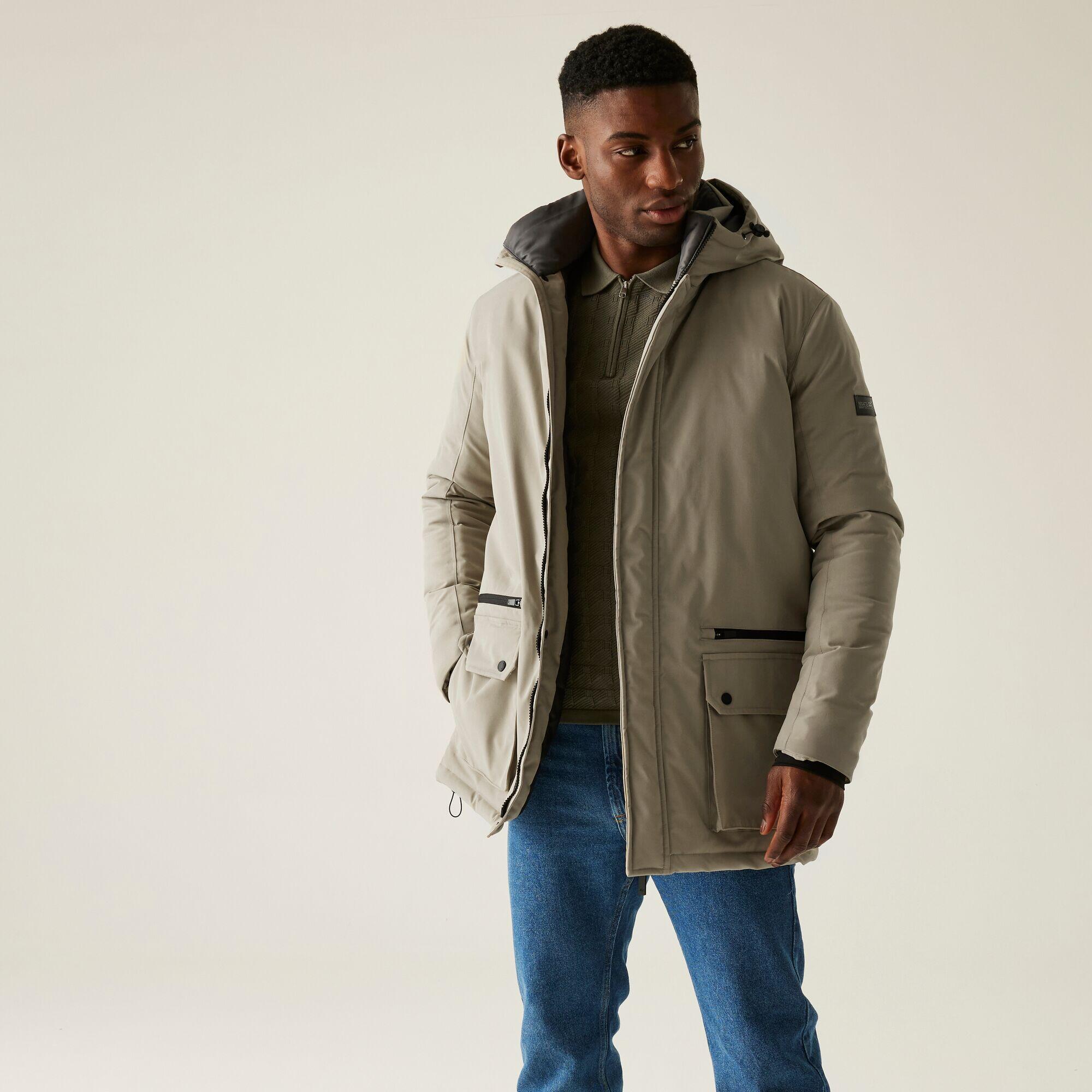 Regatta - Veste Rhodo À Capuche, Imperméable, Respirante Et Isolée Pour Homme - Doudoune Synthétique - Beige - Decathlon