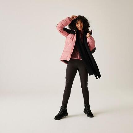 Aldthorn Wasserabweisende Wärmende Steppjacke mit Kapuze für Damen