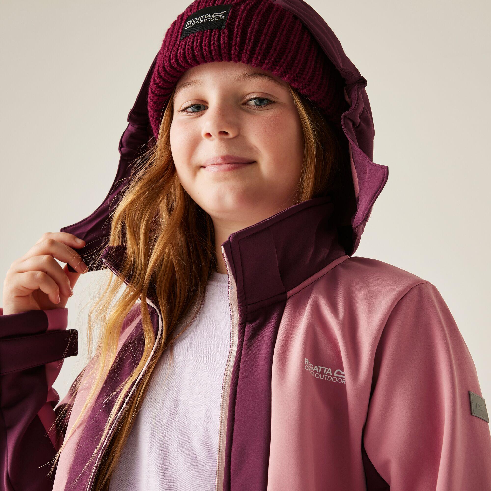 Giacca softshell traspirante e antivento da bambino Haydenbury con cappuccio 6/7