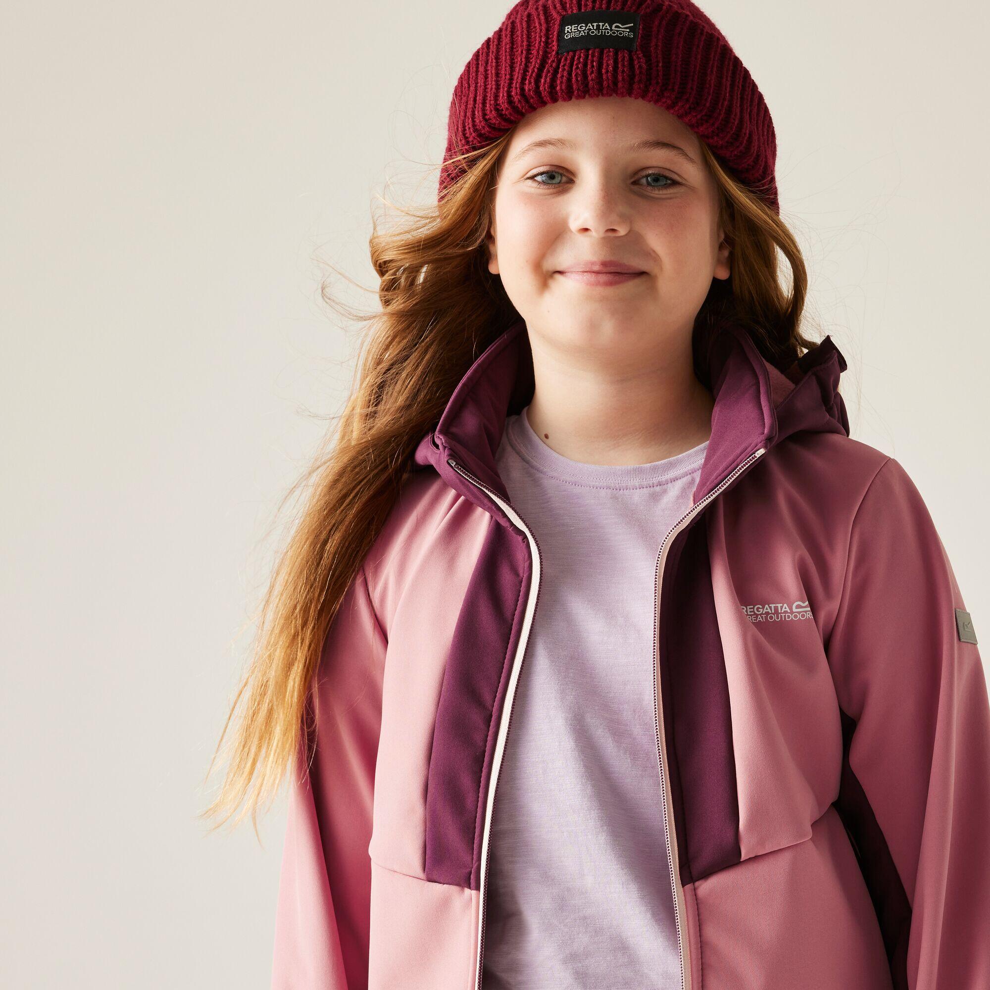 Giacca softshell traspirante e antivento da bambino Haydenbury con cappuccio 4/7