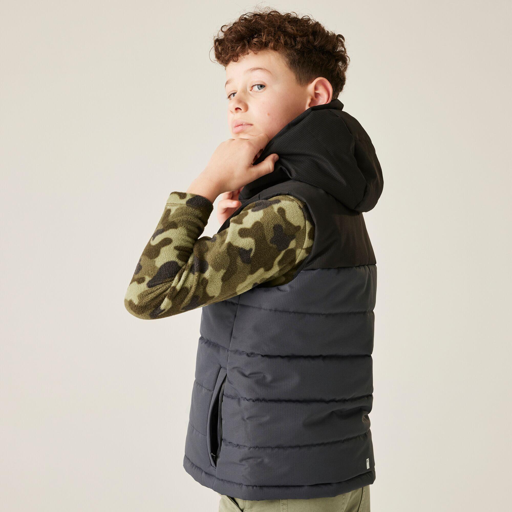 Gilet sans manches à capuche déperlant pour enfants Lofthouse 2/7